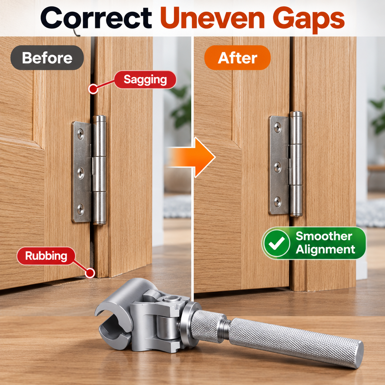 Door Hinge Alignment & Adjustment Tool
