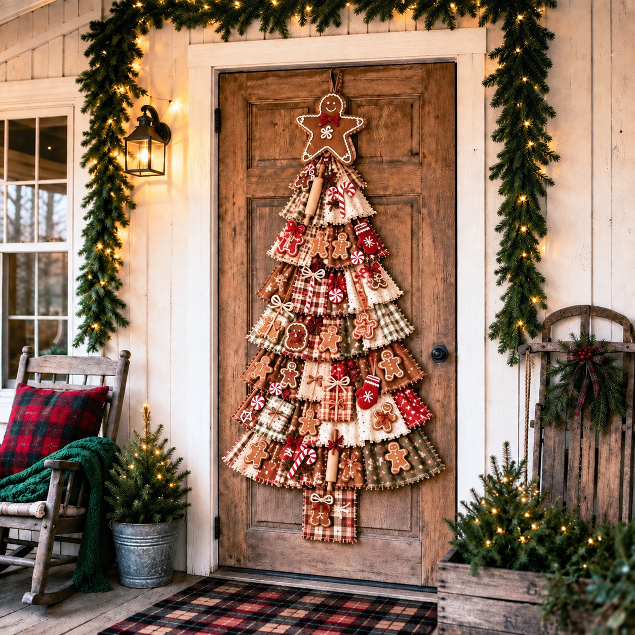 DIY Patchwork Fabric Christmas Tree Kit