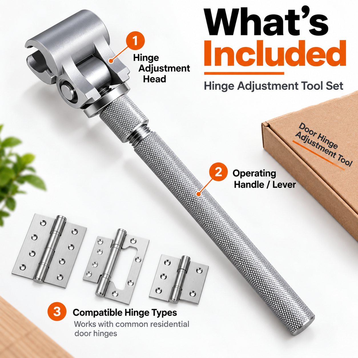 Door Hinge Alignment & Adjustment Tool