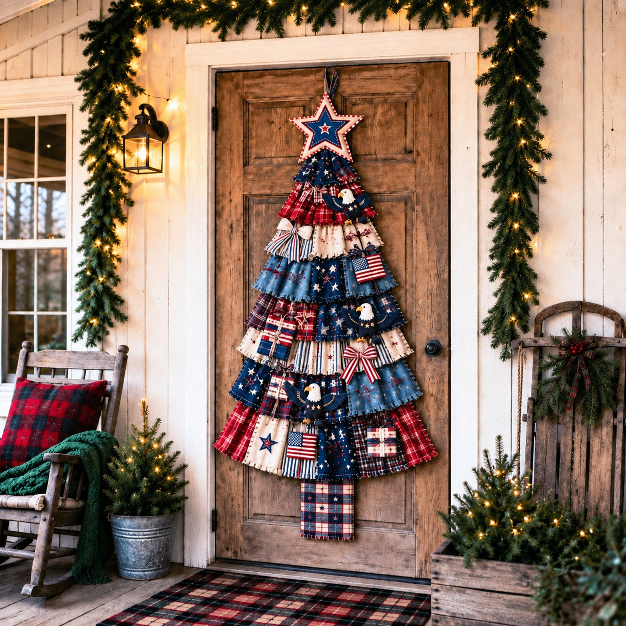 DIY Patchwork Fabric Christmas Tree Kit