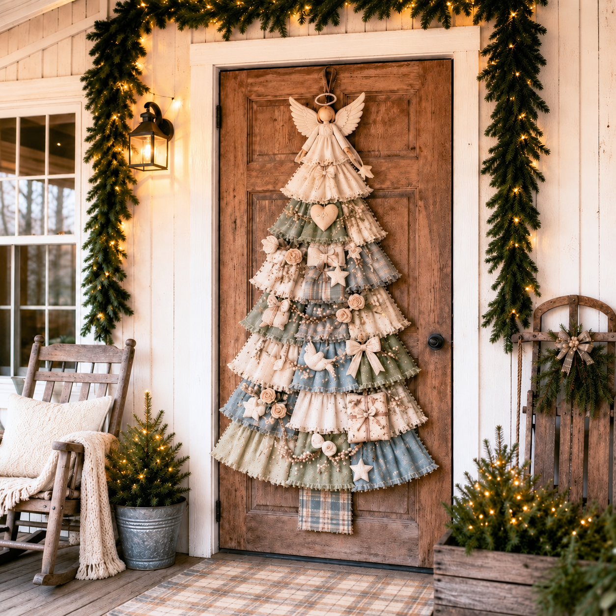 DIY Patchwork Fabric Christmas Tree Kit