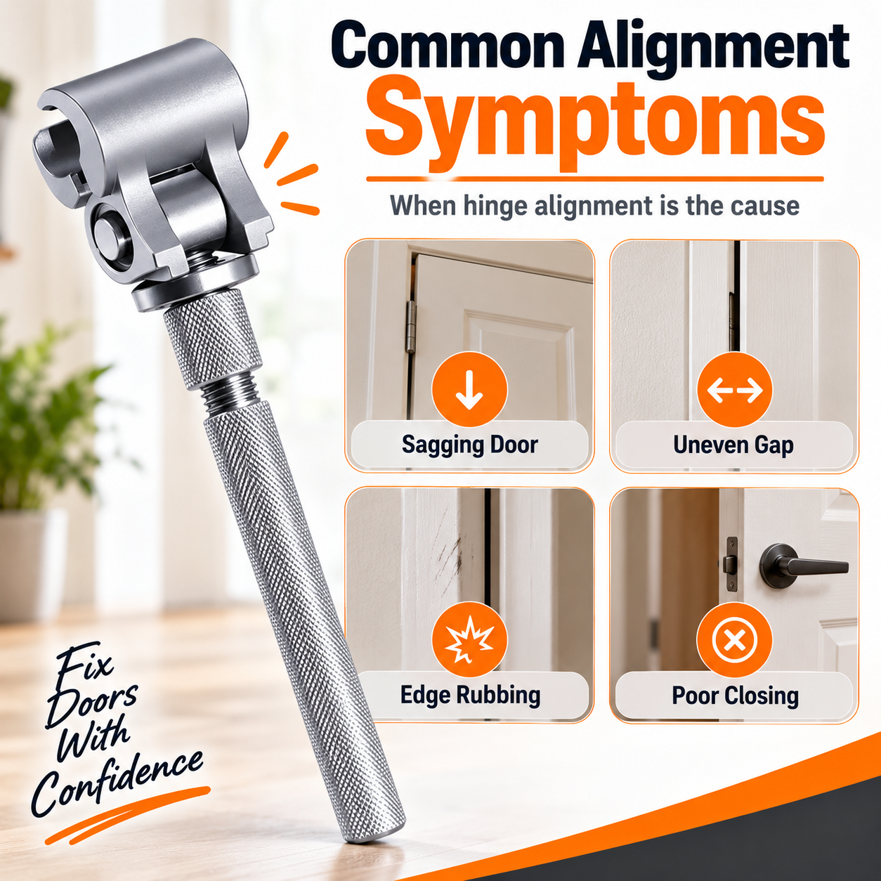 Door Hinge Alignment & Adjustment Tool