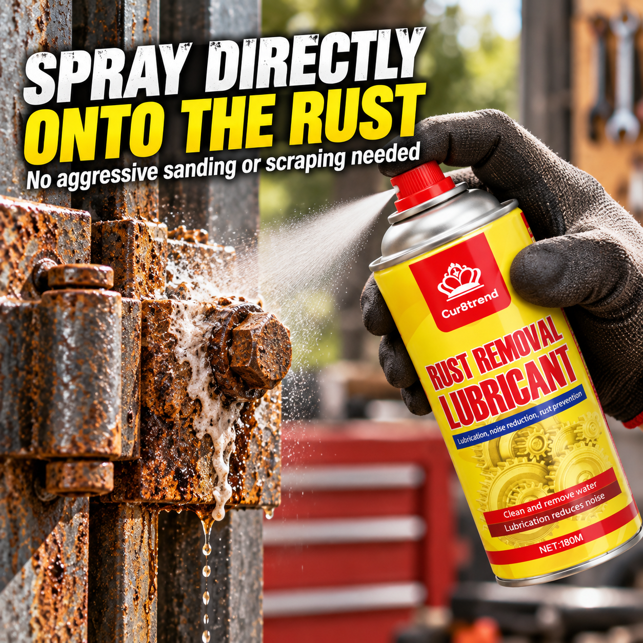 Heavy-Duty Rust Remover & Permanent Rust Protection Spray