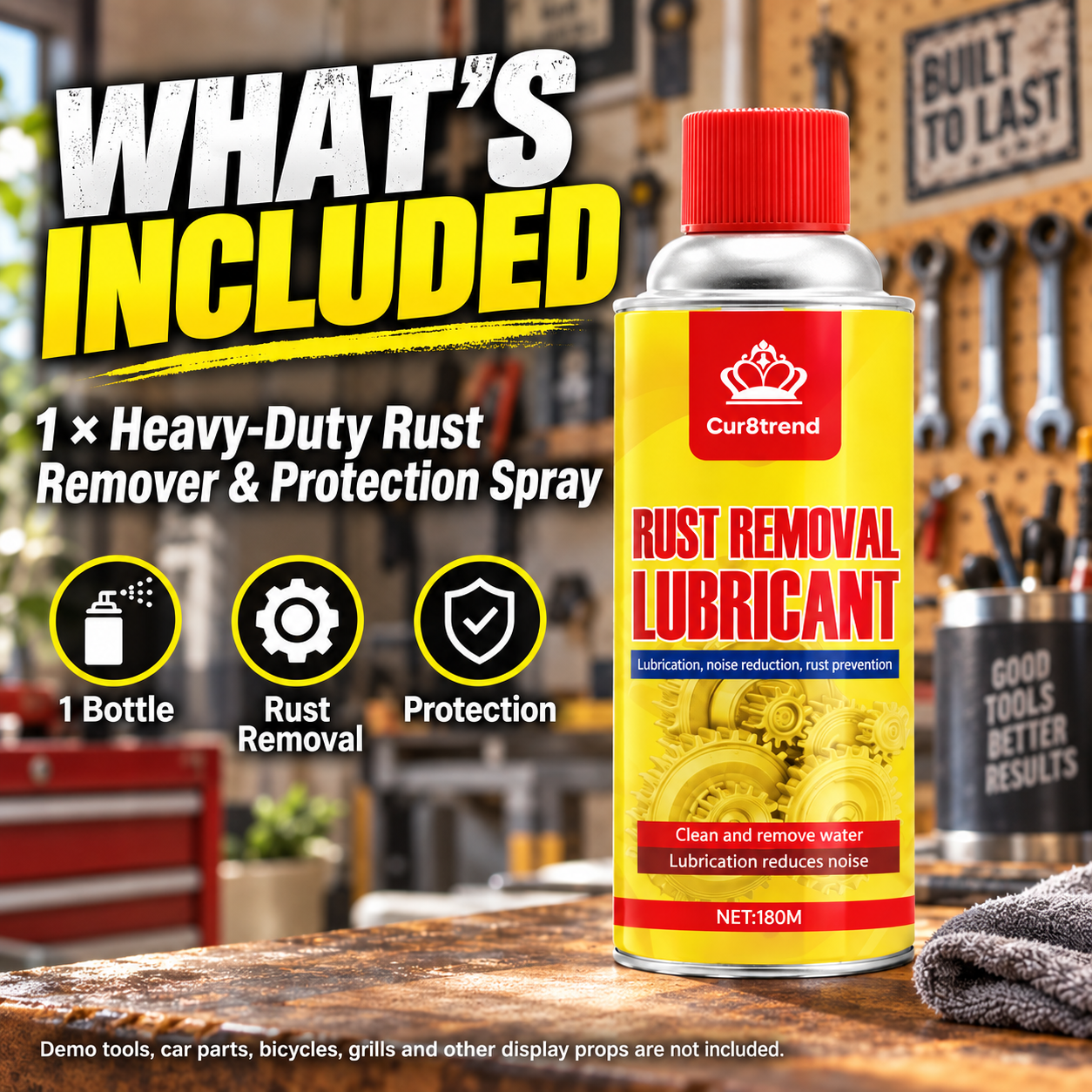 Heavy-Duty Rust Remover & Permanent Rust Protection Spray