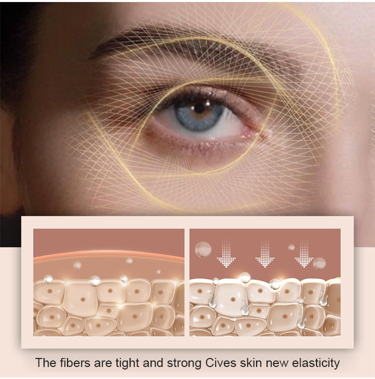 Eye firming effect illustration