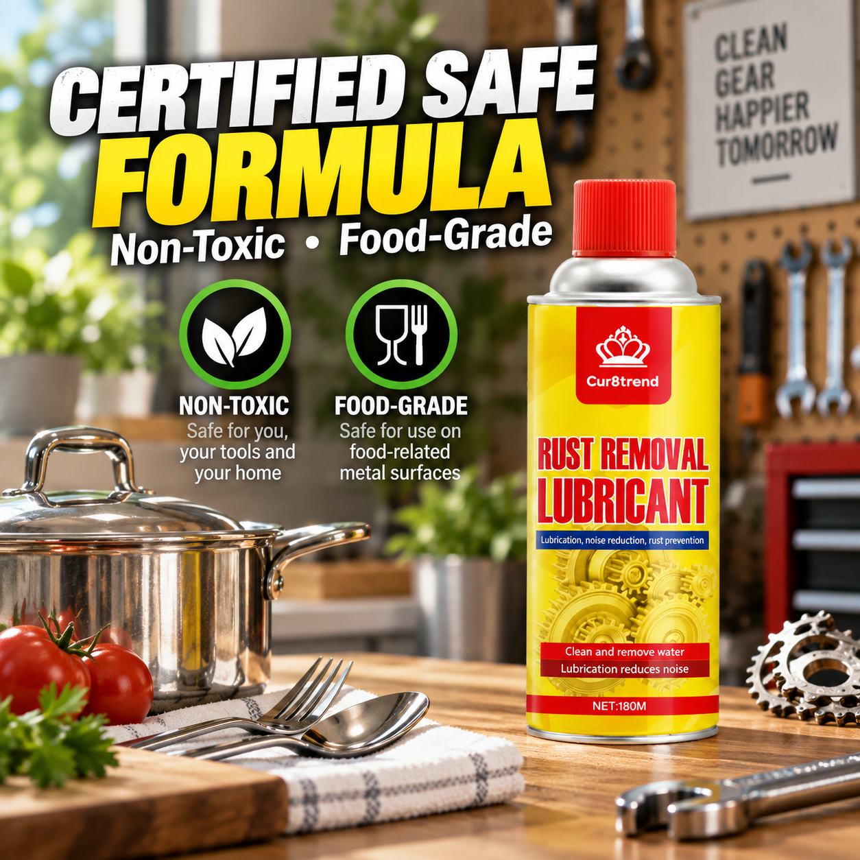 Heavy-Duty Rust Remover & Permanent Rust Protection Spray