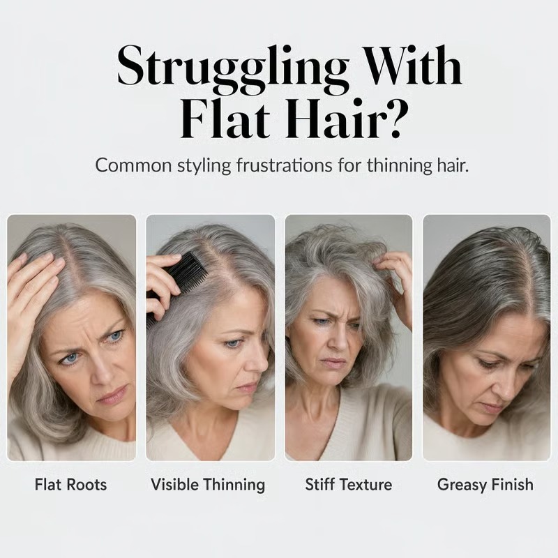💁Buy 1 Get 1 Free✨Fluffy Hair Shaping Spray, Long Lasting Peach Scent Volumizing Hair Mist for All-Day Hold
