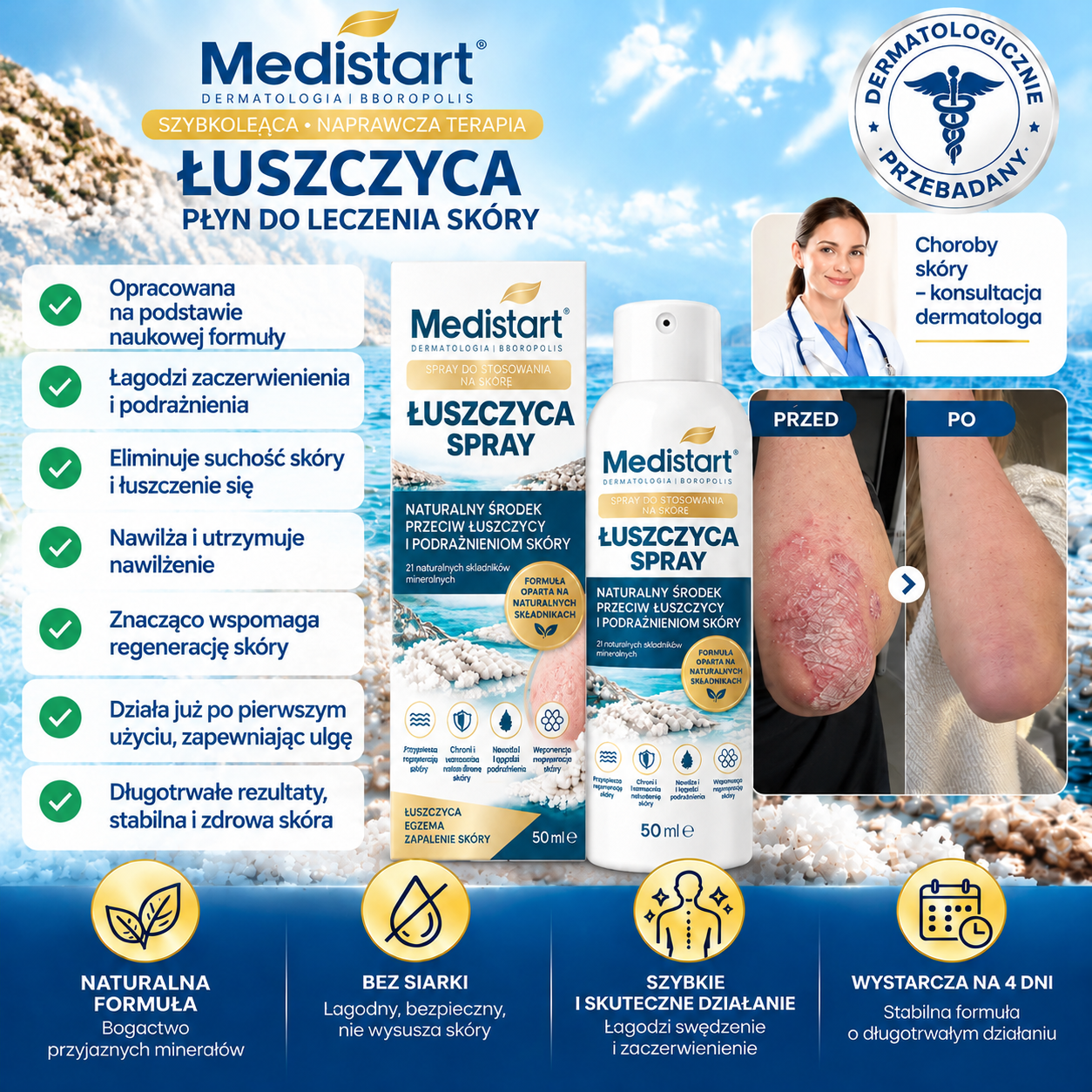 ⭐Medistart® PSZORIÁZIS SPECIÁLIS BŐRÁPOLÓ
