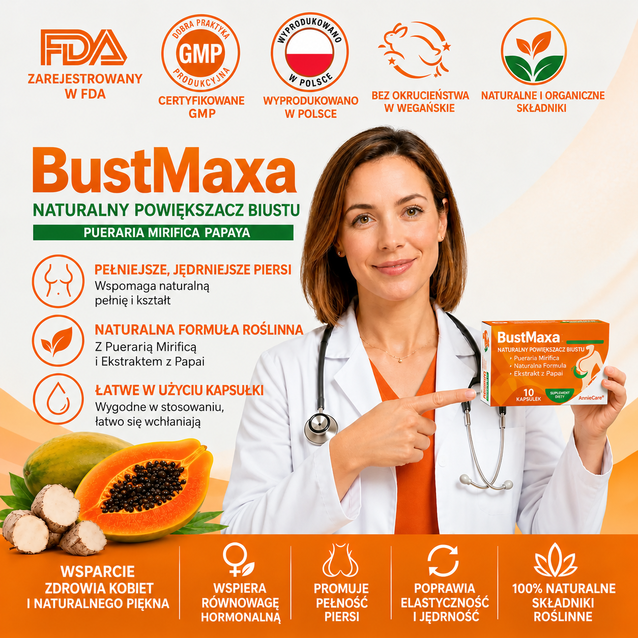𝐀𝐧𝐧𝐢𝐞𝐂𝐚𝐫𝐞® Pueraria Mirifica Papaya Breast Enhancement & Slimming Capsules 📈（𝑭𝒖𝒍𝒍𝒆𝒓 𝑩𝒓𝒆𝒂𝒔𝒕𝒔 - 𝑩𝒐𝒐𝒔𝒕𝒔 𝑭𝒂𝒕 𝑴𝒆𝒕𝒂𝒃𝒐𝒍𝒊𝒔𝒎 - 𝑹𝒆𝒔𝒕𝒐𝒓𝒆𝒔 𝑺𝒌𝒊𝒏 𝑬𝒍𝒂𝒔𝒕𝒊𝒄𝒊𝒕𝒚）