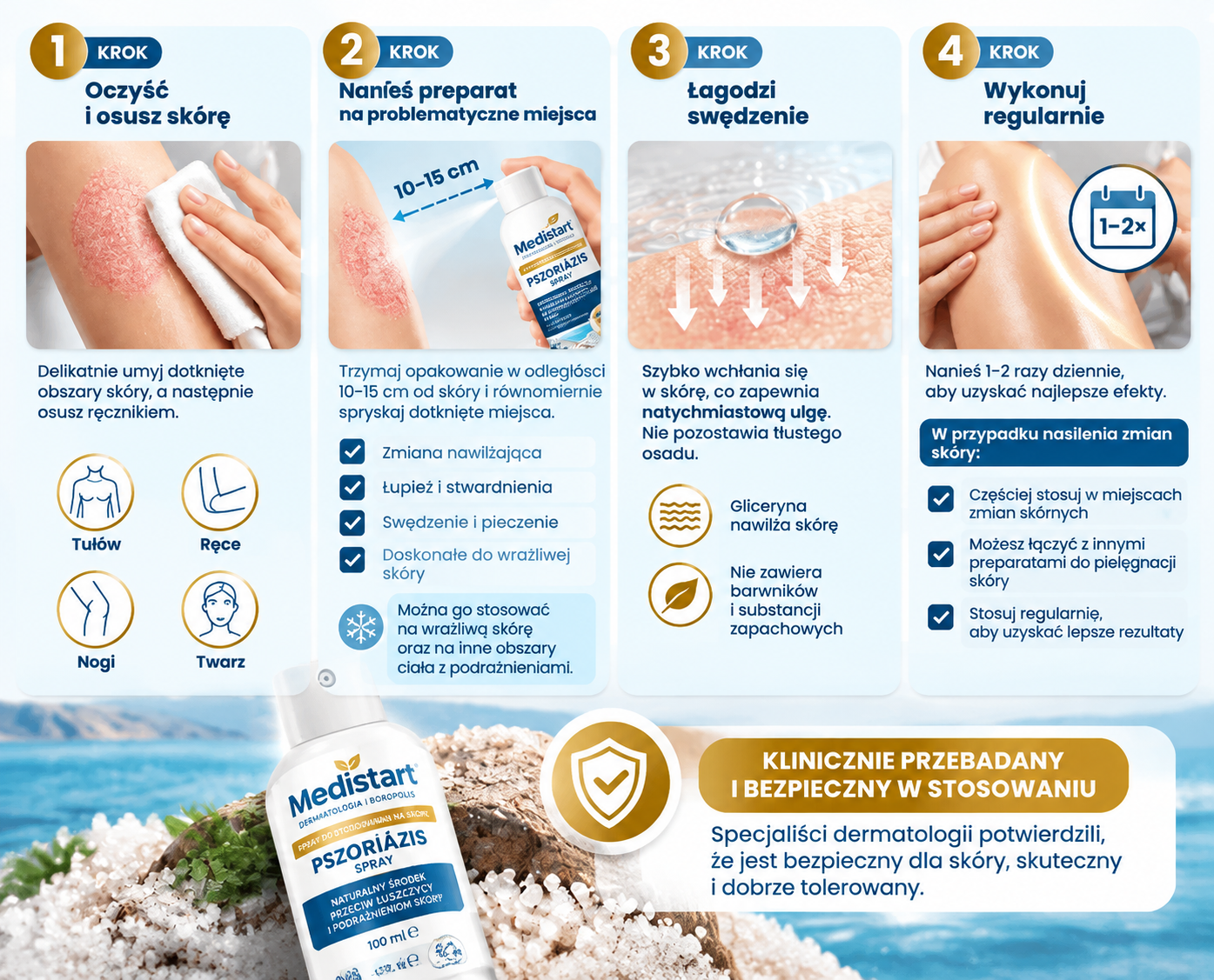 ⭐Medistart® PSZORIÁZIS SPECIÁLIS BŐRÁPOLÓ