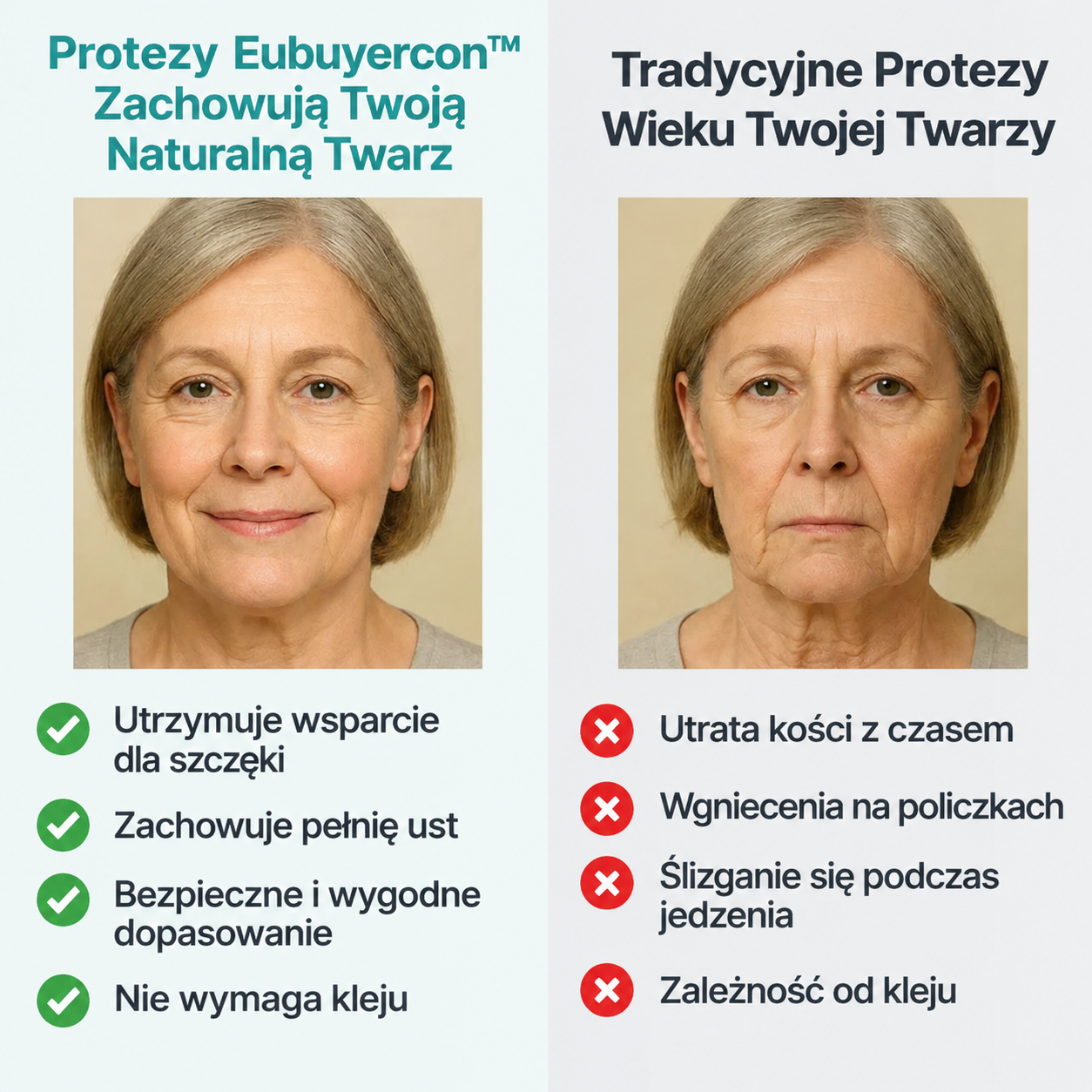 🌎 Tylko dziś: RABAT 70%! ⏰ Eubuyercon™ Medyczna pełna proteza zębowa o mocnym przyleganiu 🦷 Certyfikat Amerykańskiego Stowarzyszenia Stomatologicznego (ADA)