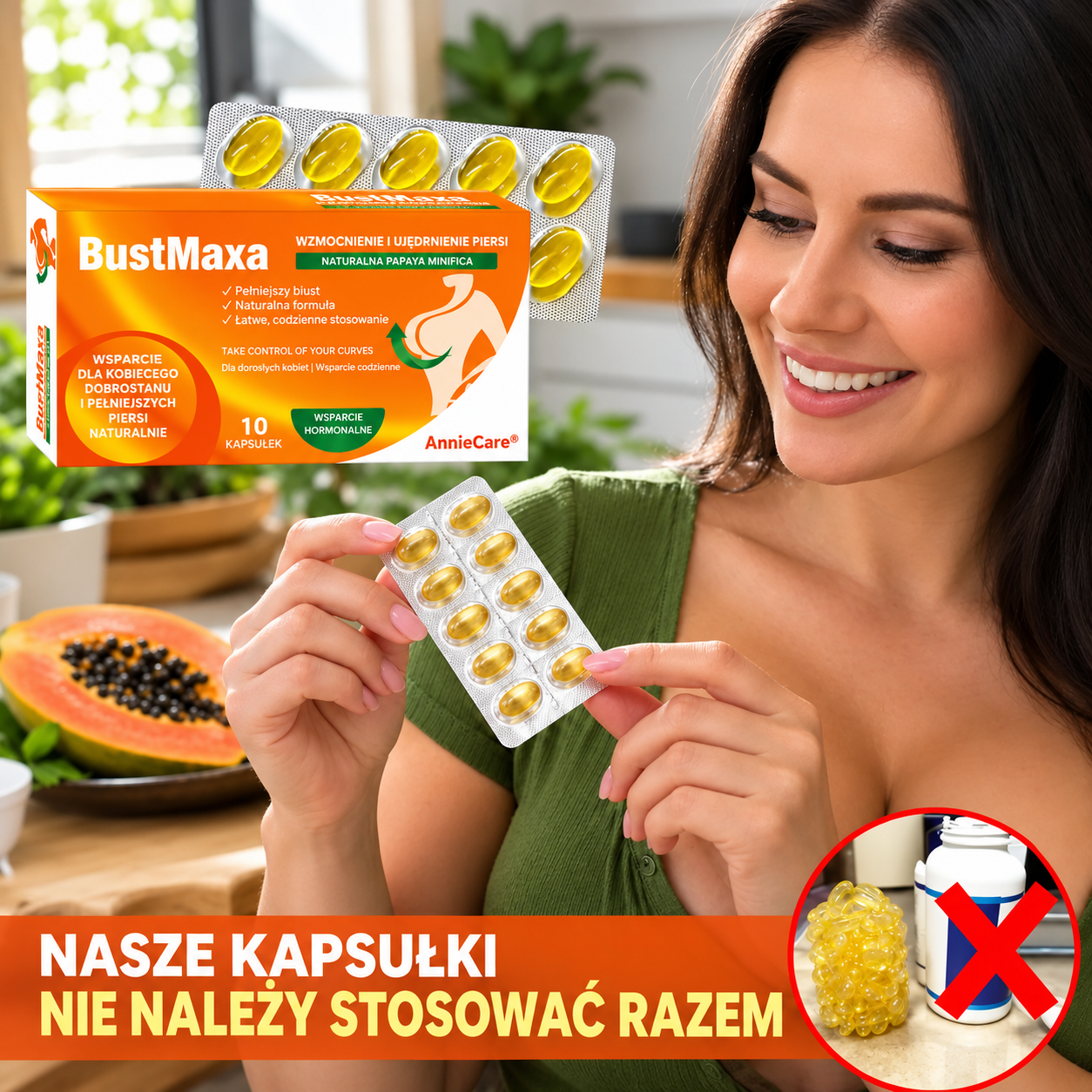 𝐀𝐧𝐧𝐢𝐞𝐂𝐚𝐫𝐞® Pueraria Mirifica Papaya Breast Enhancement & Slimming Capsules 📈（𝑭𝒖𝒍𝒍𝒆𝒓 𝑩𝒓𝒆𝒂𝒔𝒕𝒔 - 𝑩𝒐𝒐𝒔𝒕𝒔 𝑭𝒂𝒕 𝑴𝒆𝒕𝒂𝒃𝒐𝒍𝒊𝒔𝒎 - 𝑹𝒆𝒔𝒕𝒐𝒓𝒆𝒔 𝑺𝒌𝒊𝒏 𝑬𝒍𝒂𝒔𝒕𝒊𝒄𝒊𝒕𝒚）