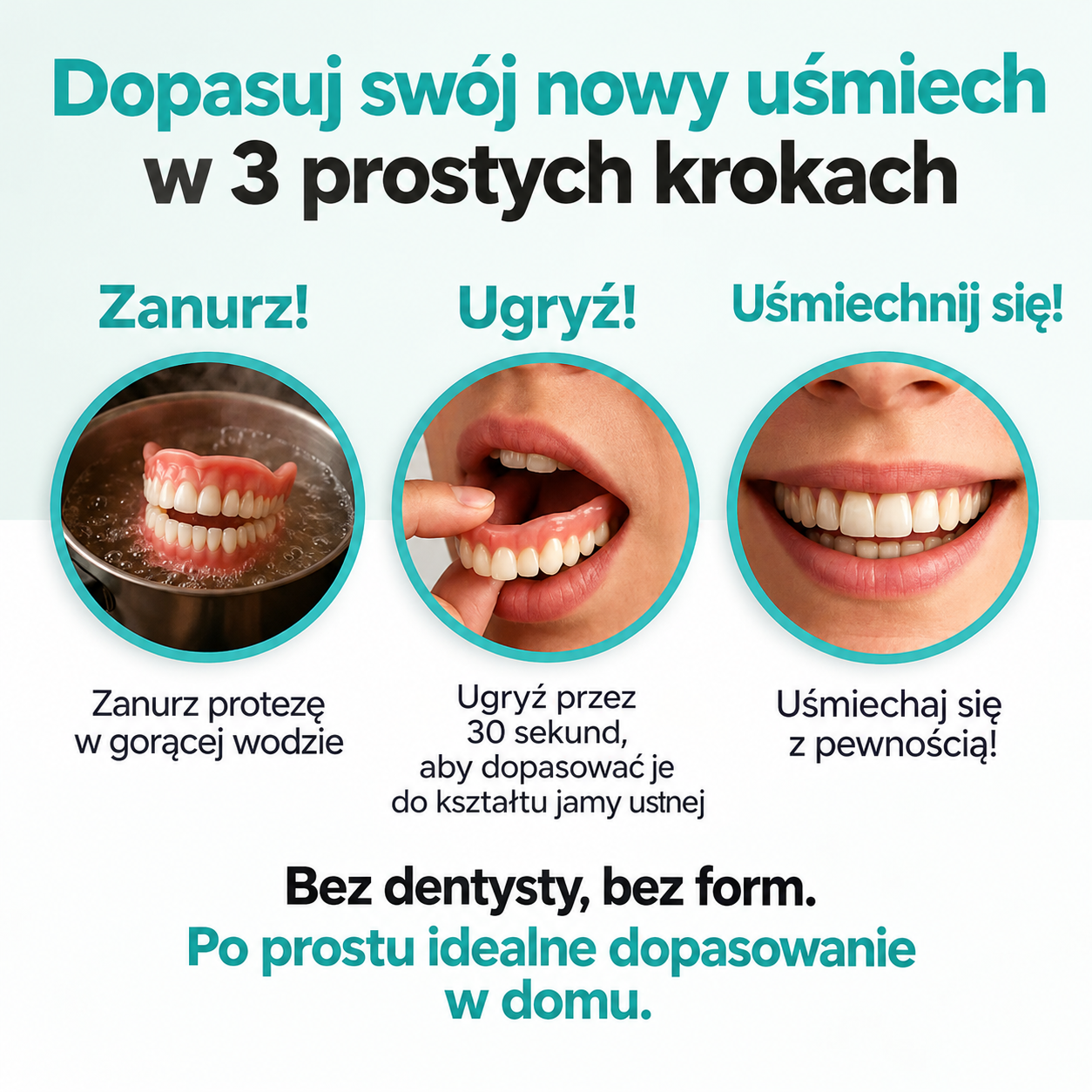 🌎 Tylko dziś: RABAT 70%! ⏰ Eubuyercon™ Medyczna pełna proteza zębowa o mocnym przyleganiu 🦷 Certyfikat Amerykańskiego Stowarzyszenia Stomatologicznego (ADA)