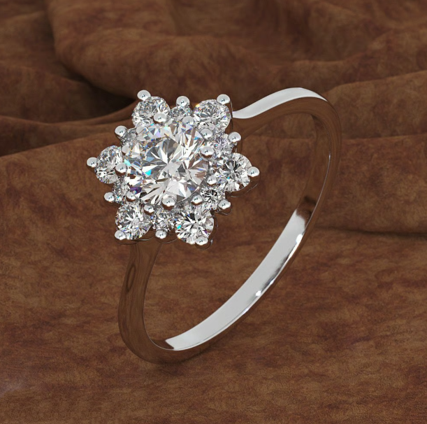 ❄️✨FrostBloom Snowflake Ring