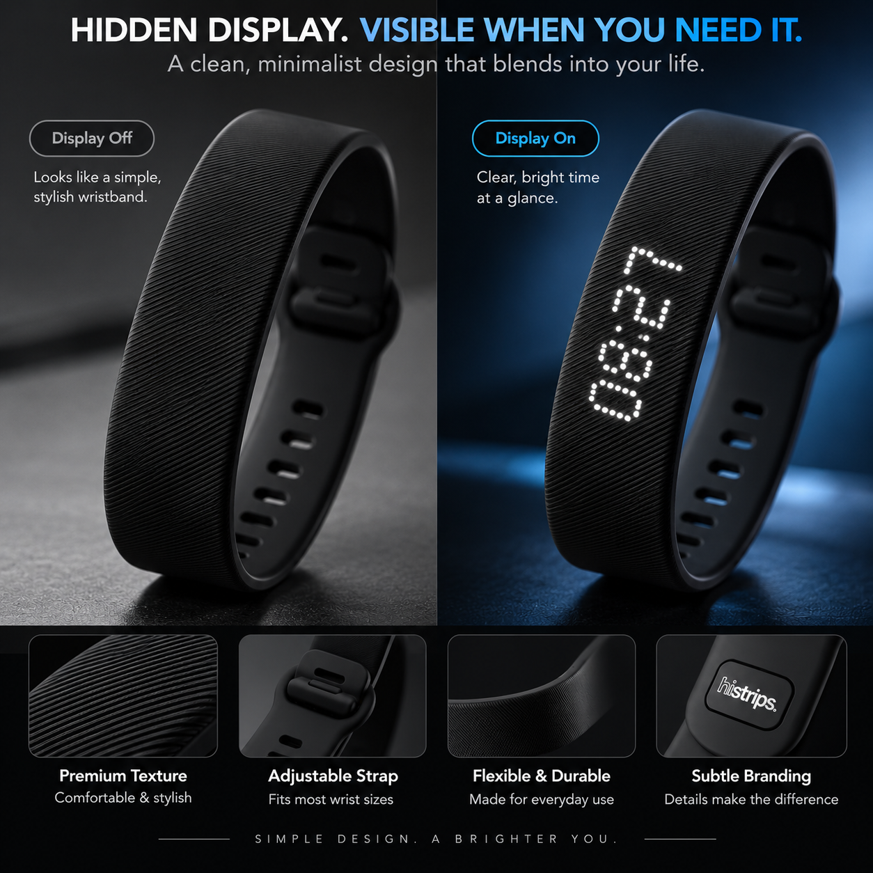 Onyx Silent Vibration Alarm Clock