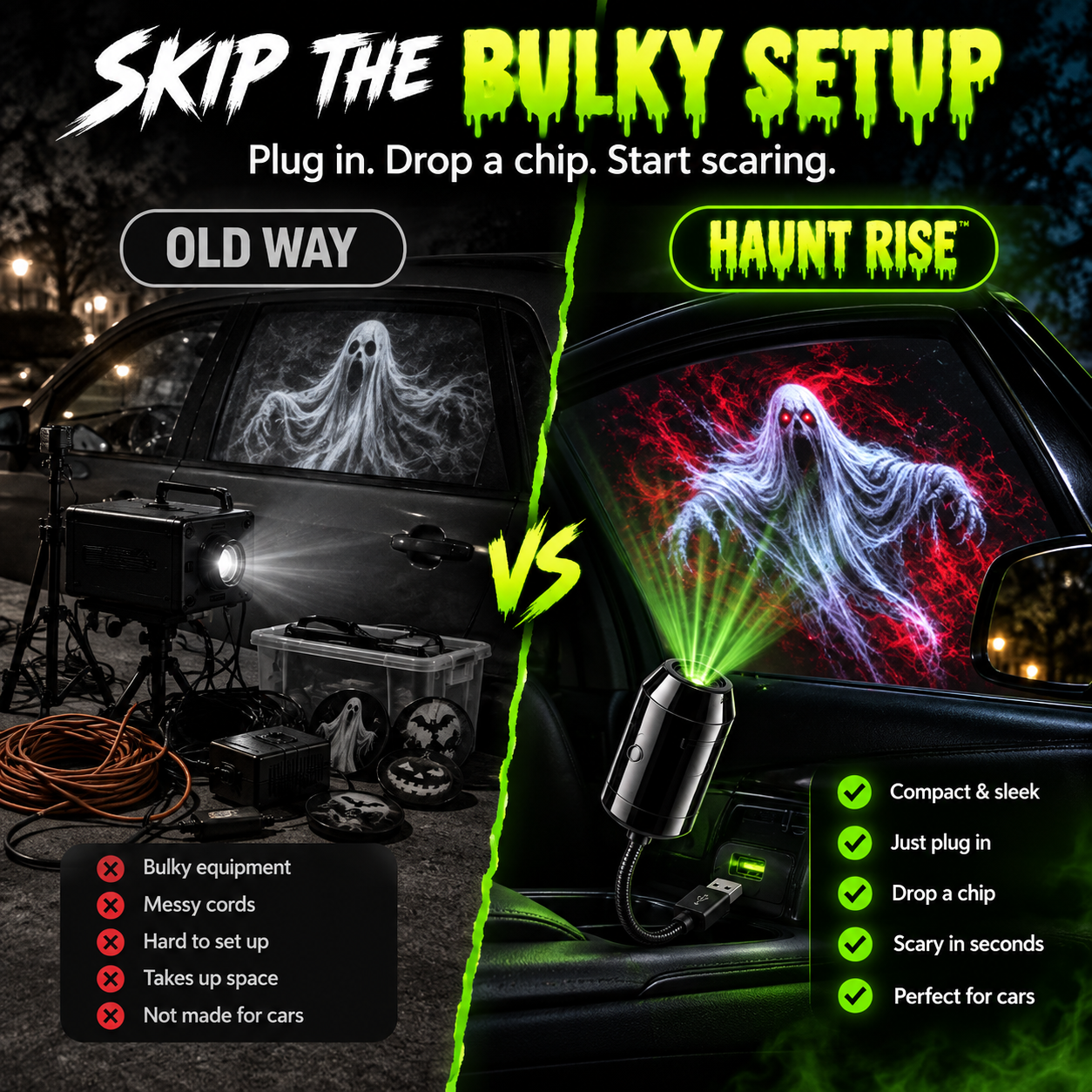 ⏳ Last day! 50% OFF – 👻 Haunted Window Projector