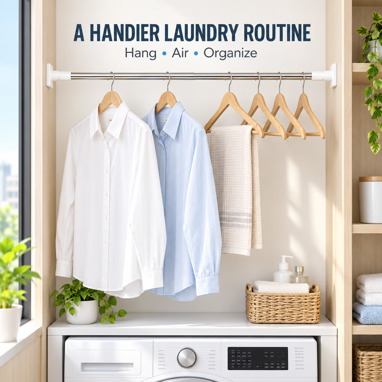  Adjustable Tension Curtain Rod, No-Drill Telescoping Spring Pole for Bathroom