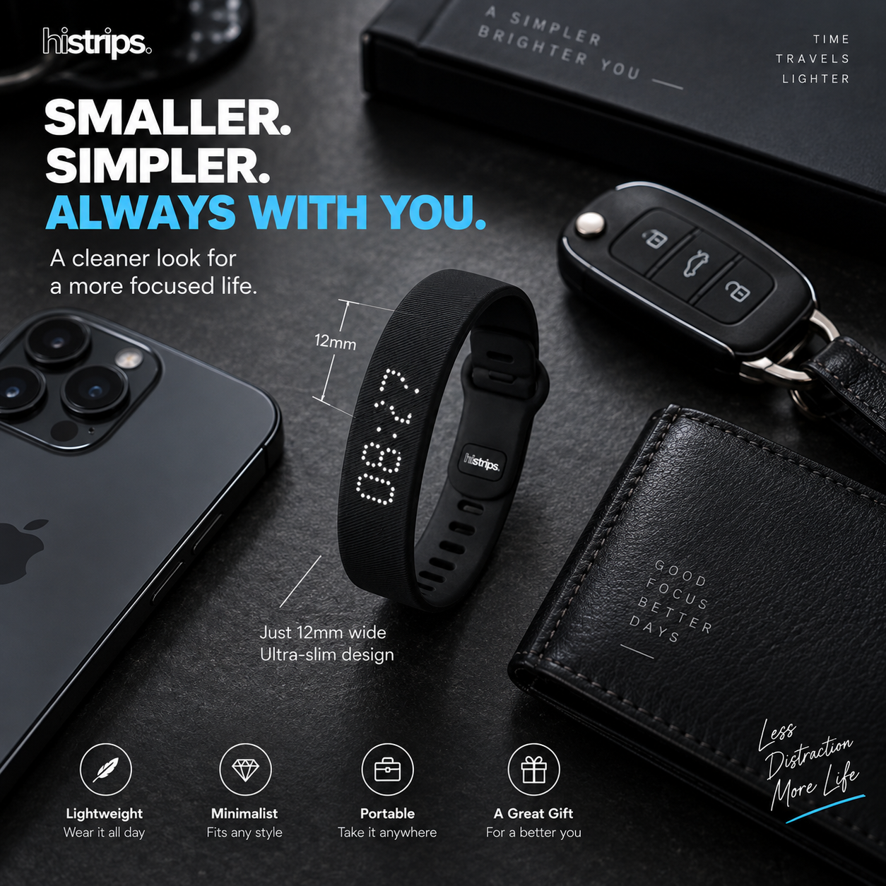 Onyx Silent Vibration Alarm Clock