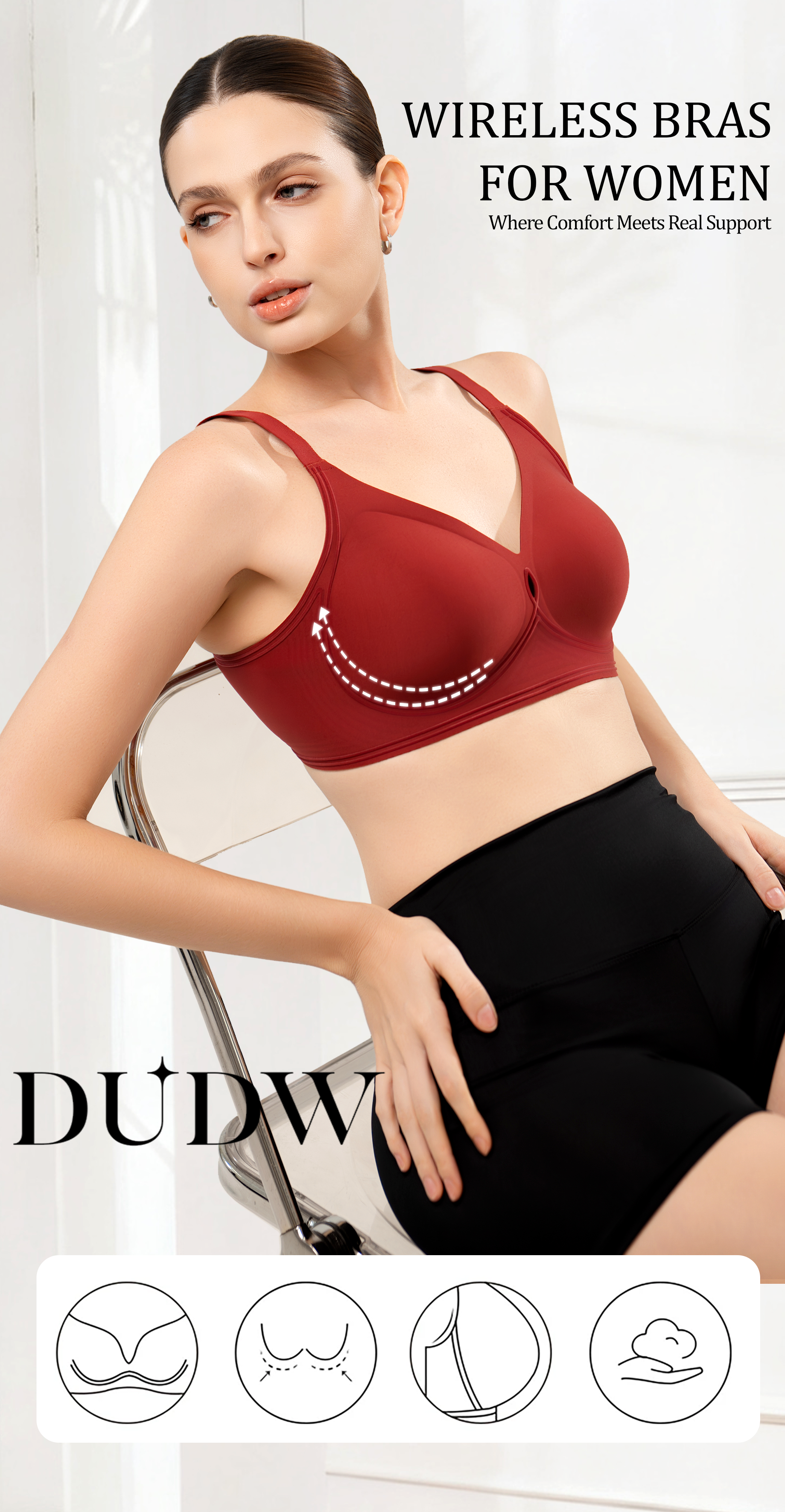 Seamless Full Coverage Convertible Bra