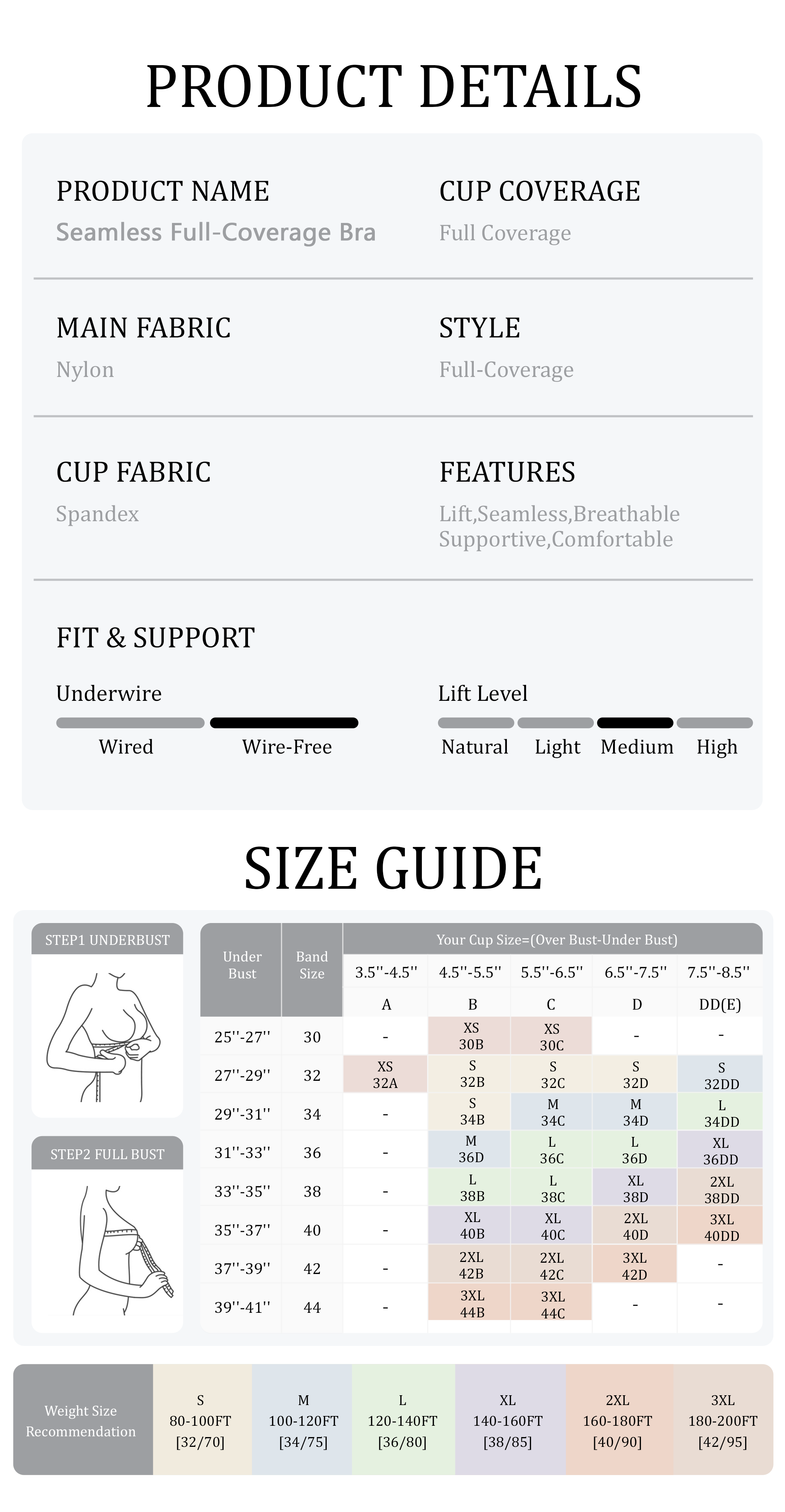 Deep V Jelly Bra No Underwire