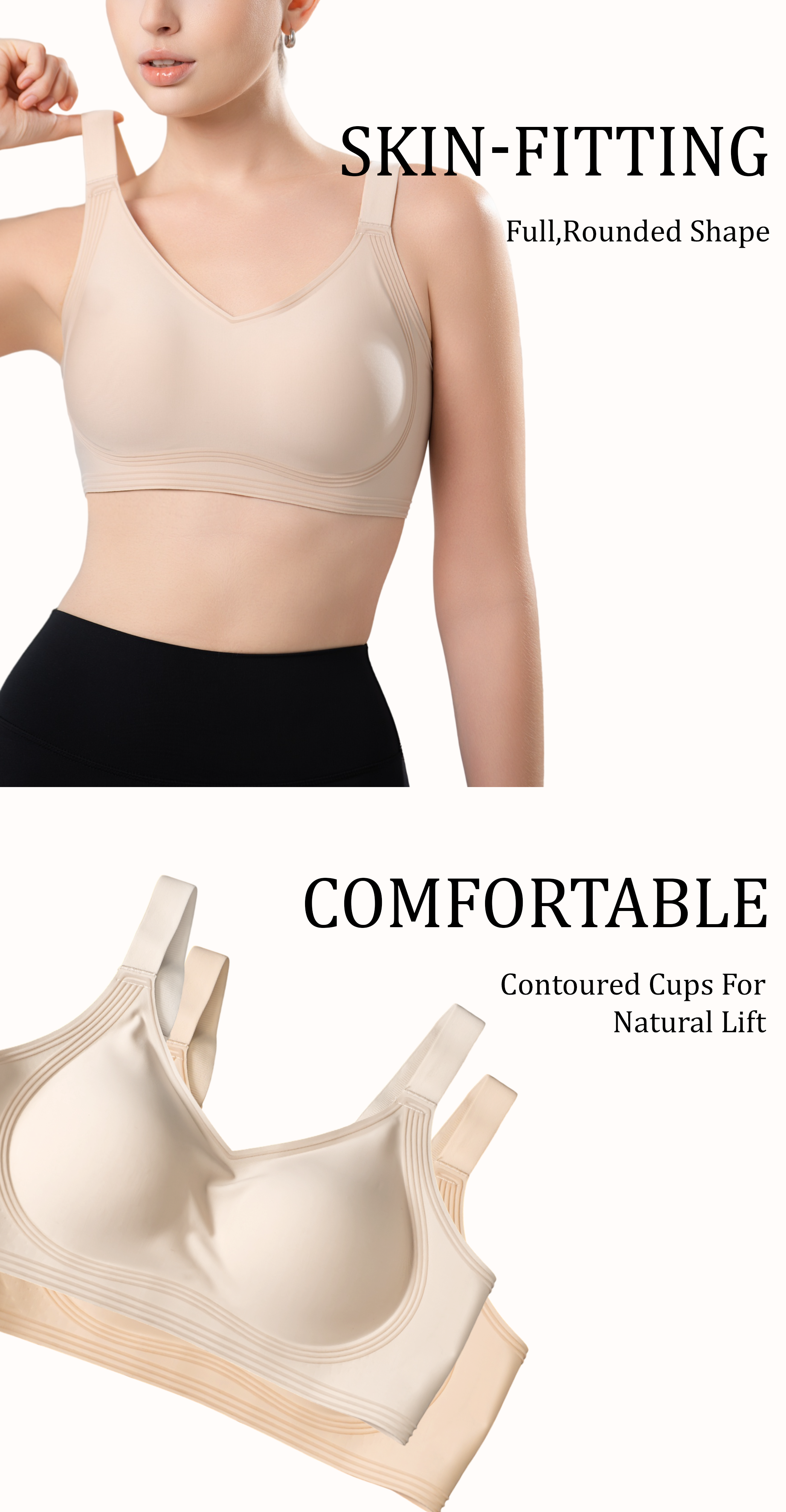 Full Coverage Push Up Jelly Bra