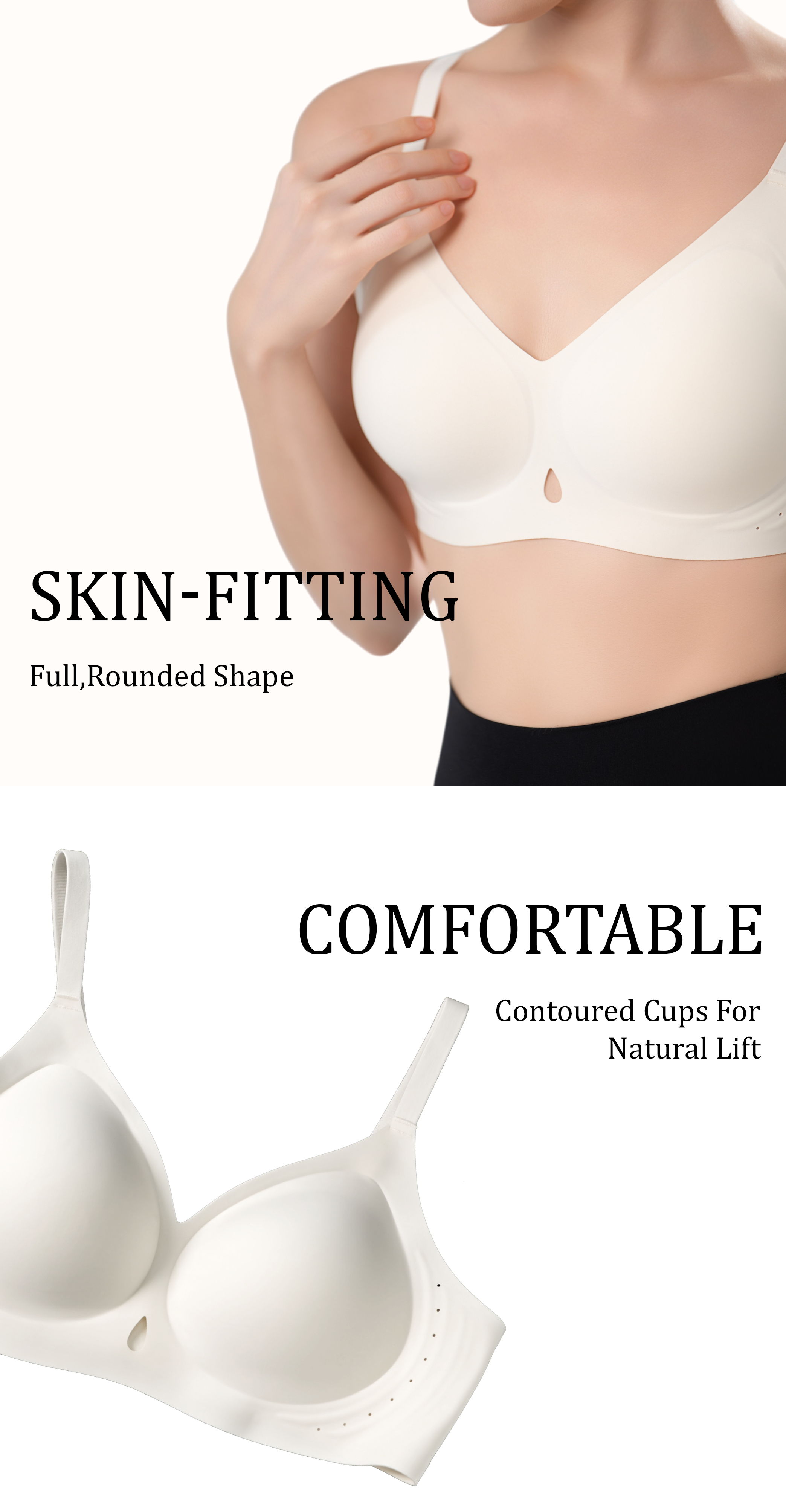 Seamless Full Coverage Convertible Bra