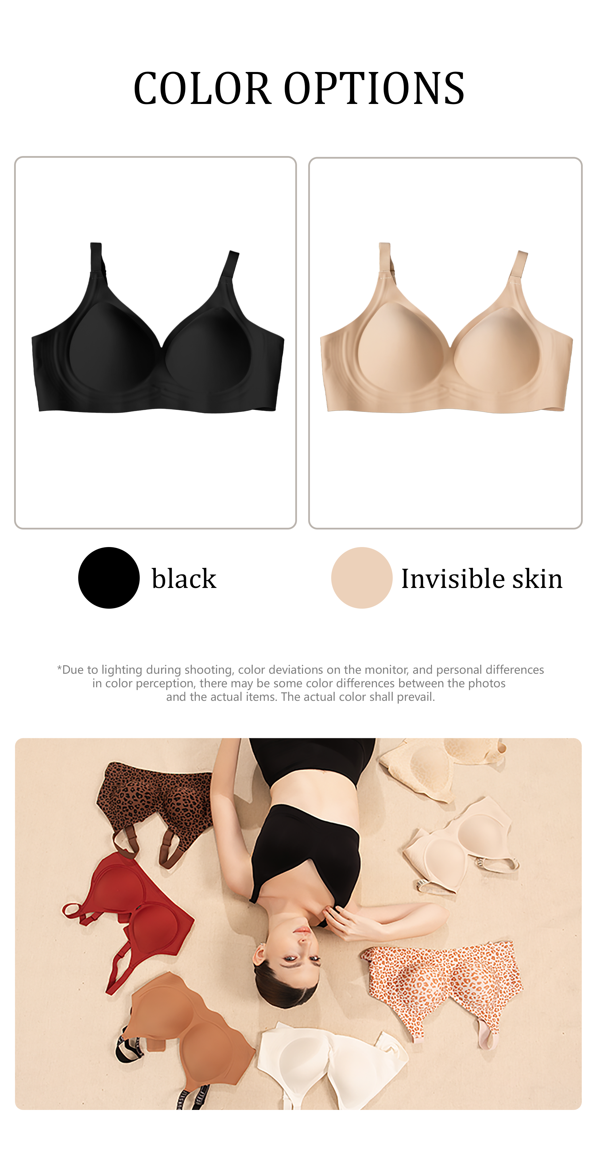 Seamless Full Coverage Convertible Bra