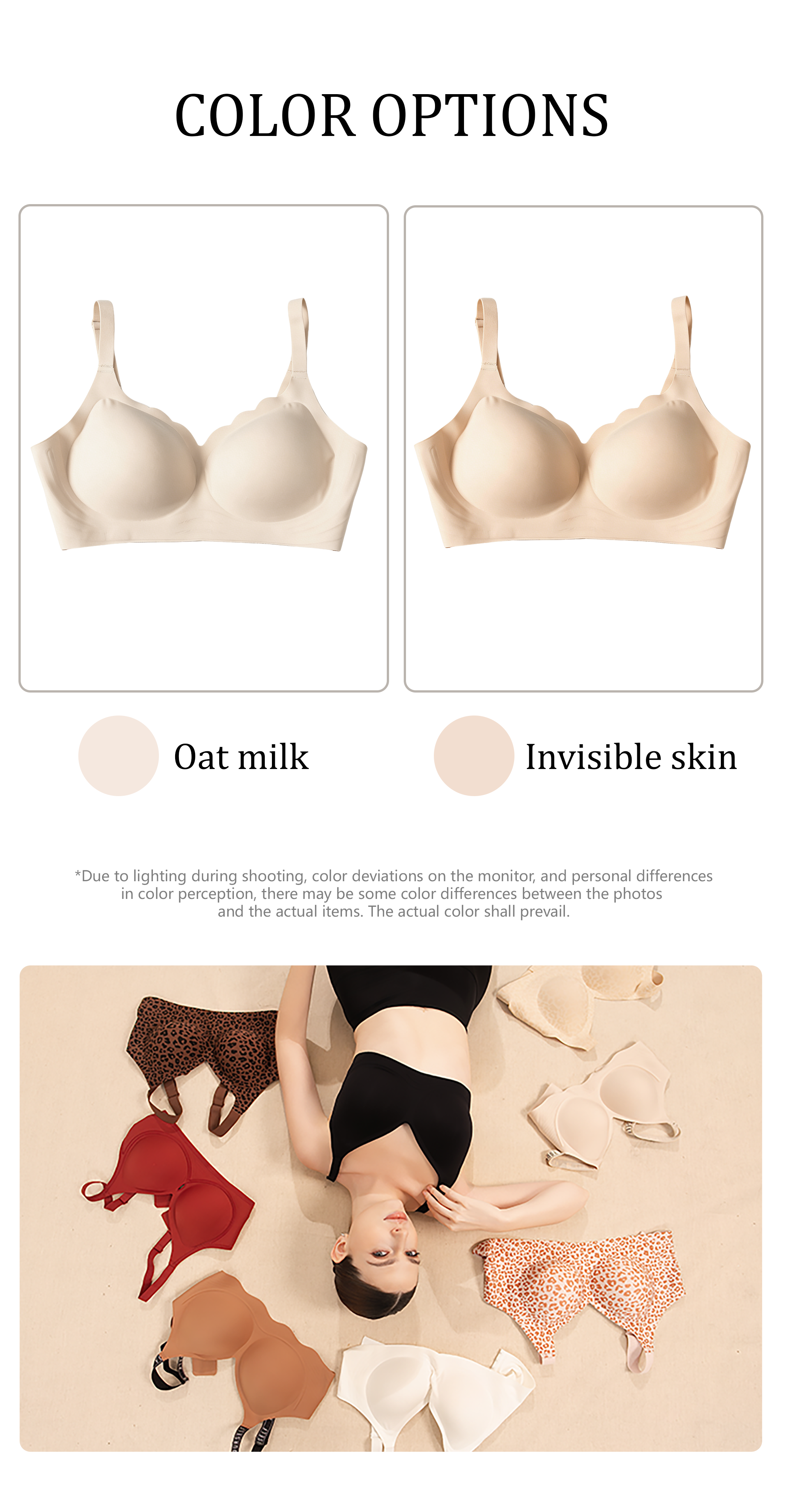 Deep V Jelly Bra No Underwire