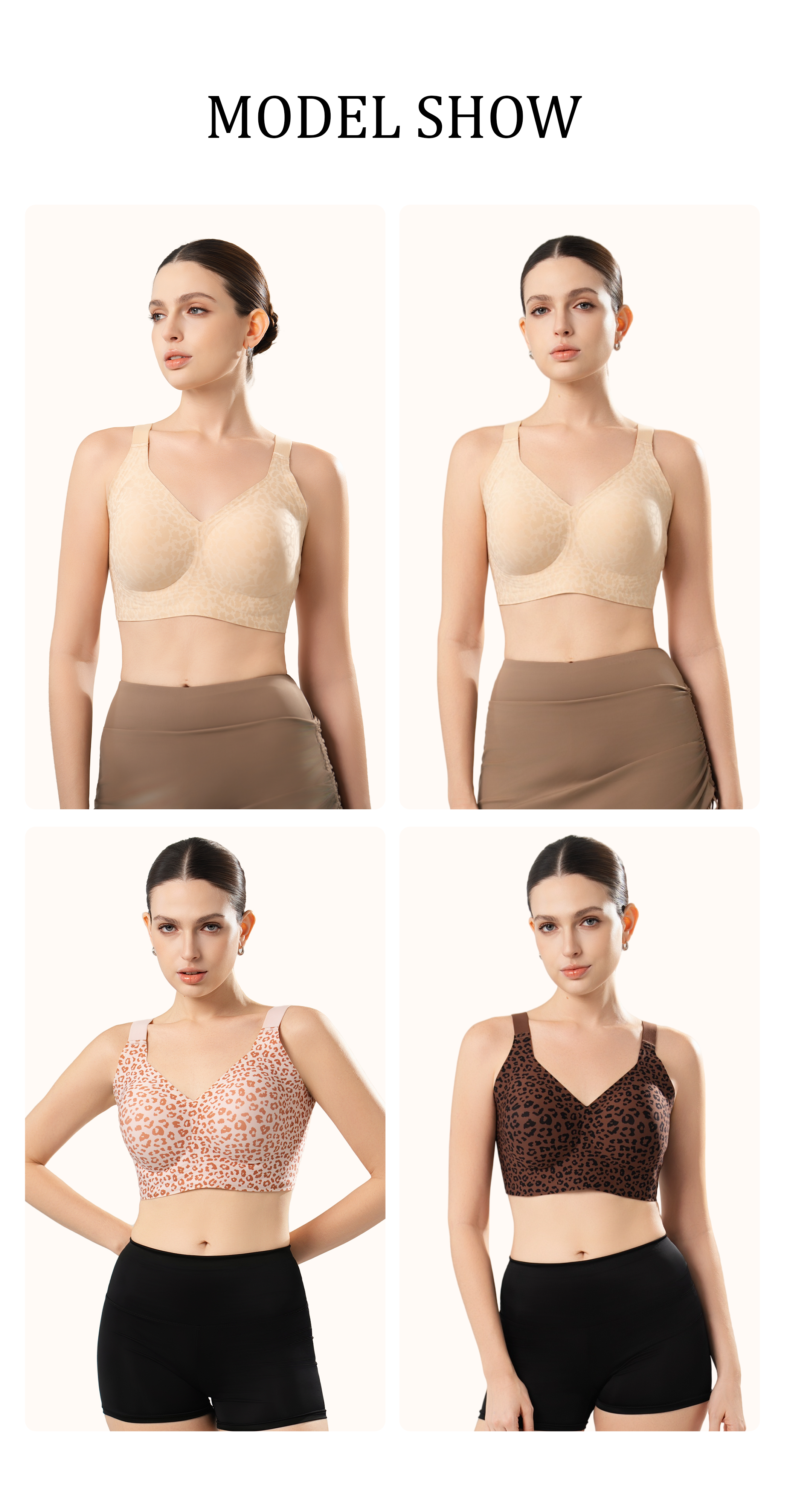 Deep V Jelly Bra No Underwire