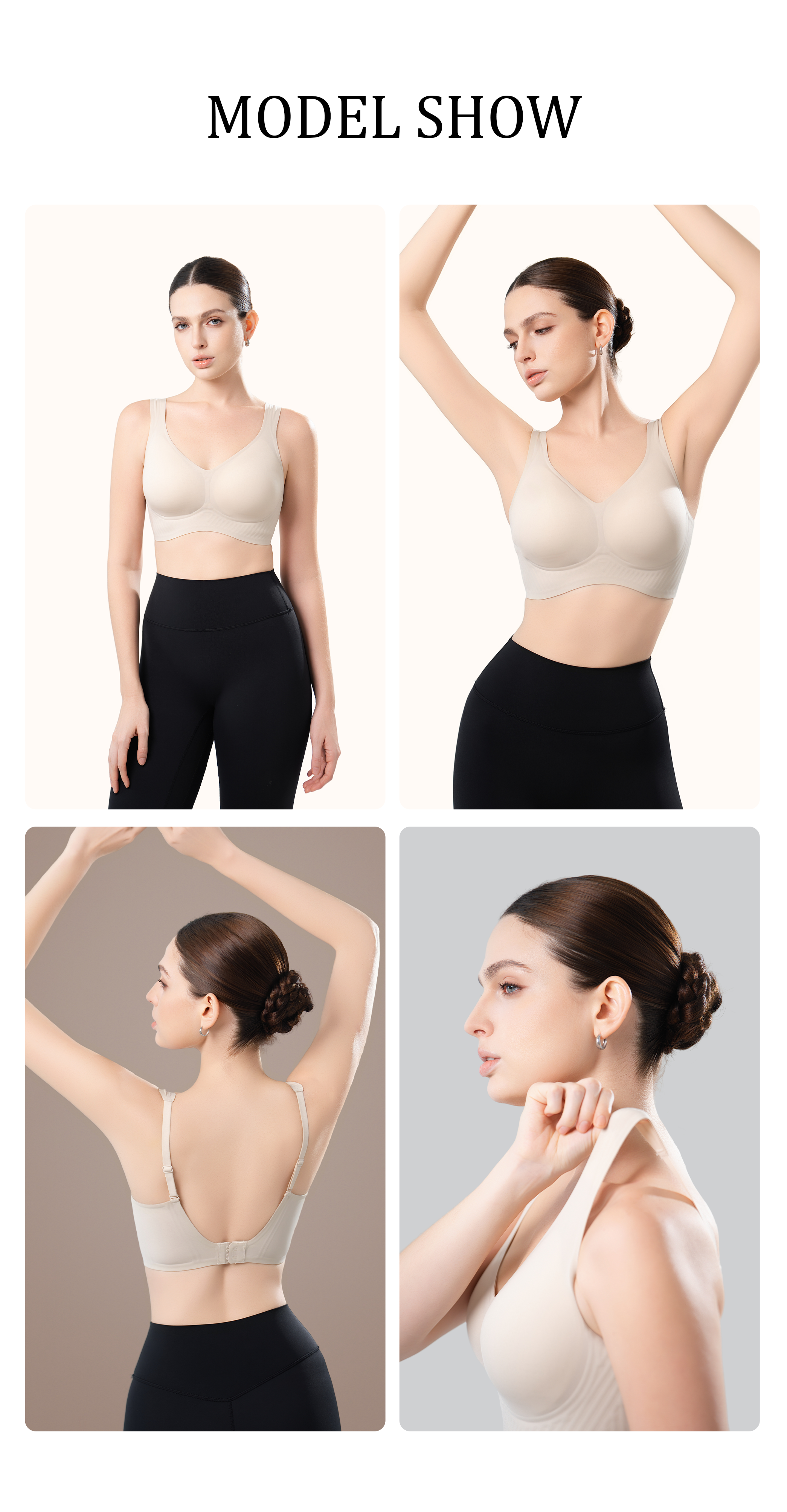 Jelly Bra Plus Size Supportive Seamless Bras