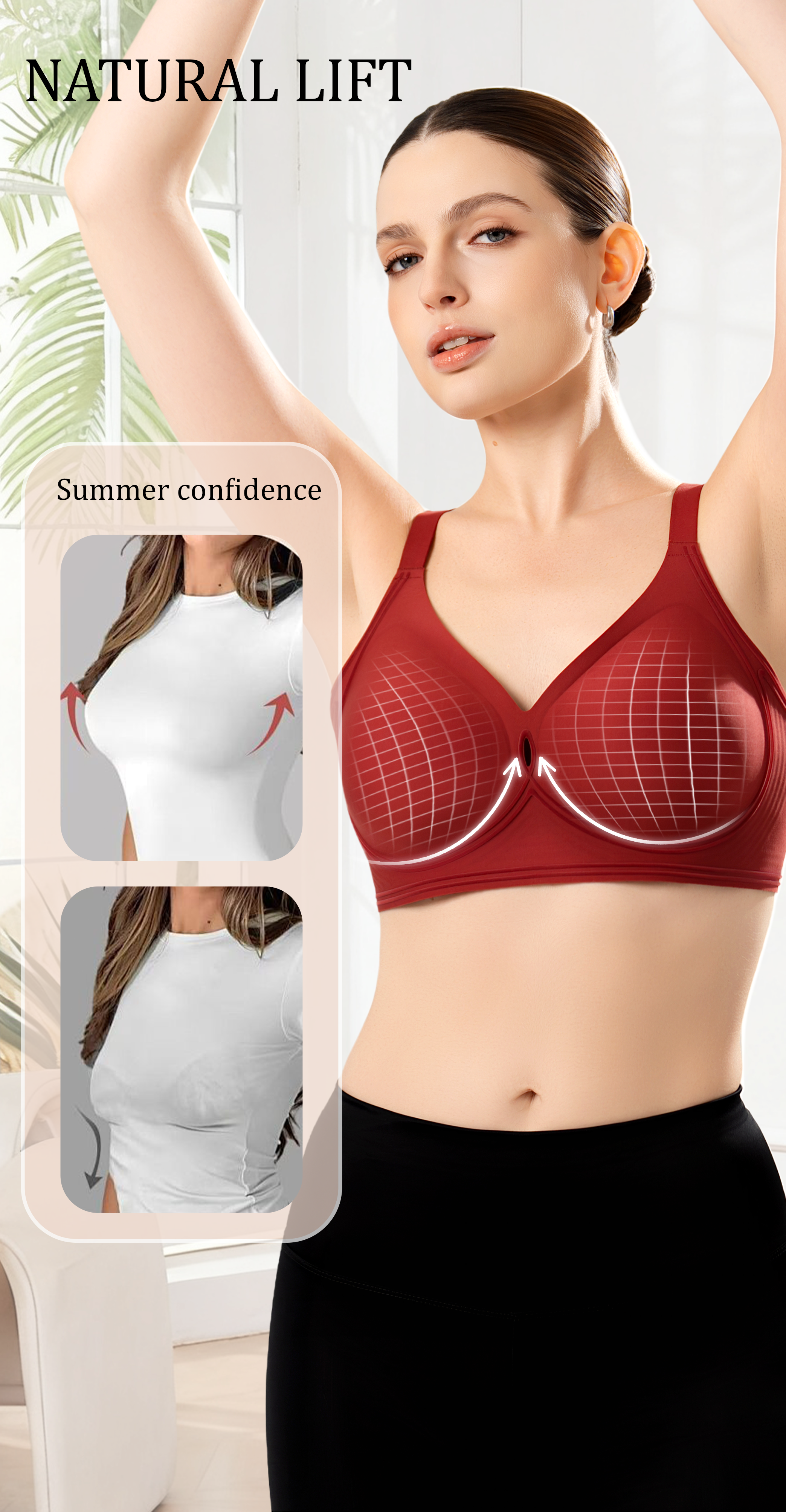 Seamless Full Coverage Convertible Bra
