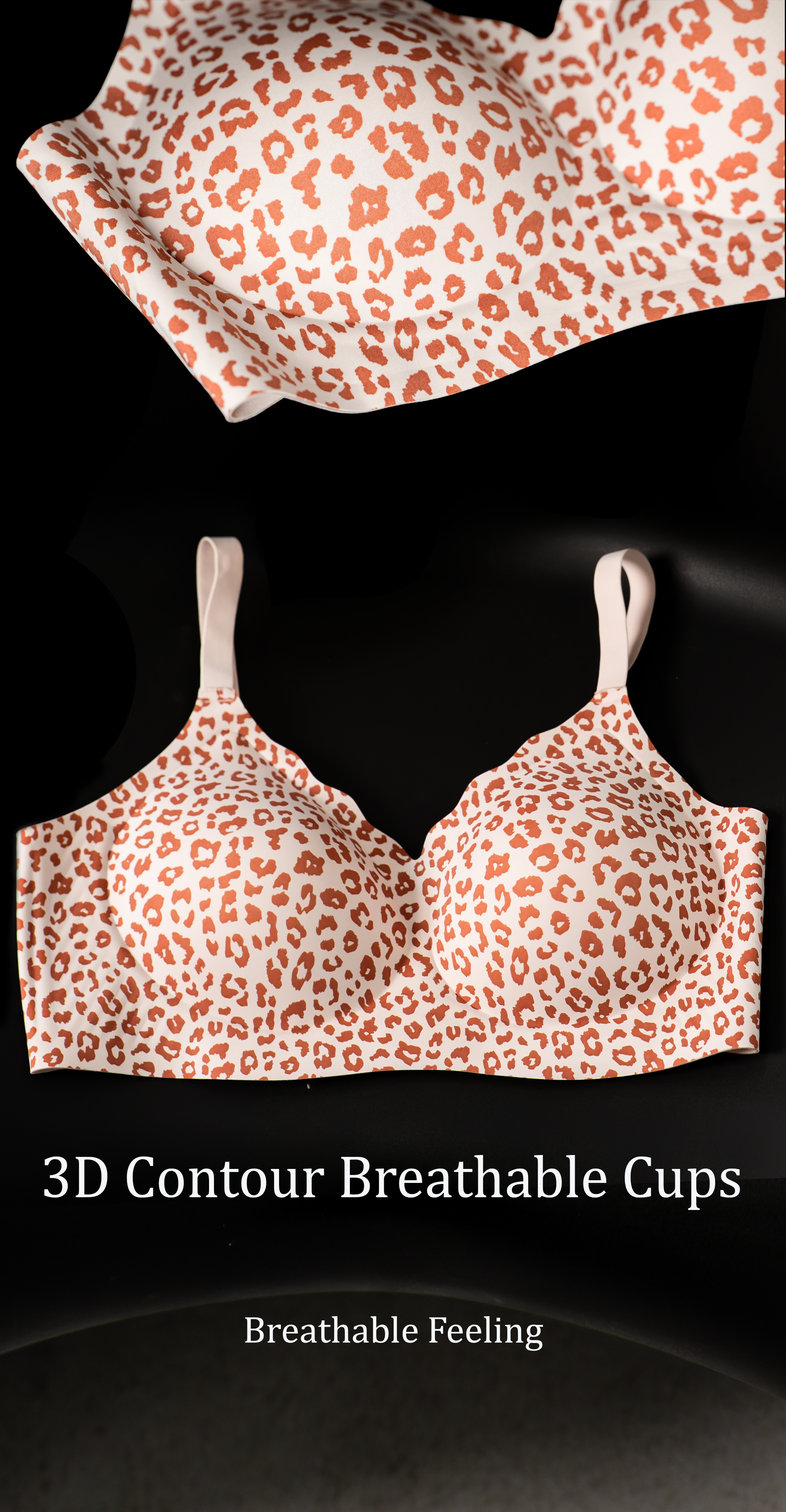 Deep V Jelly Bra No Underwire