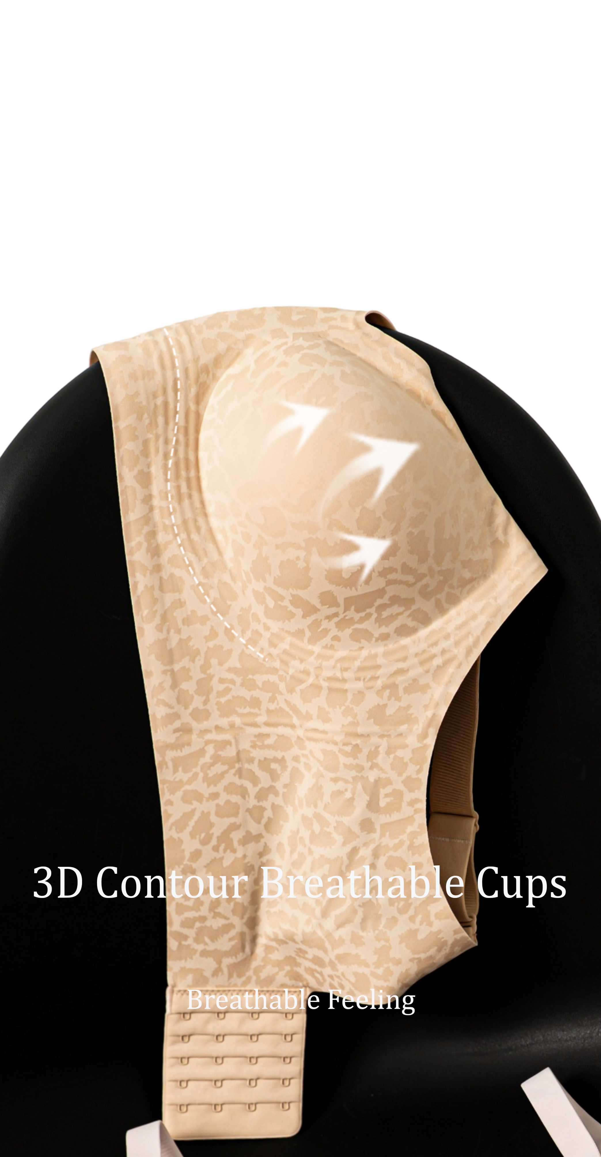Deep V Jelly Bra No Underwire