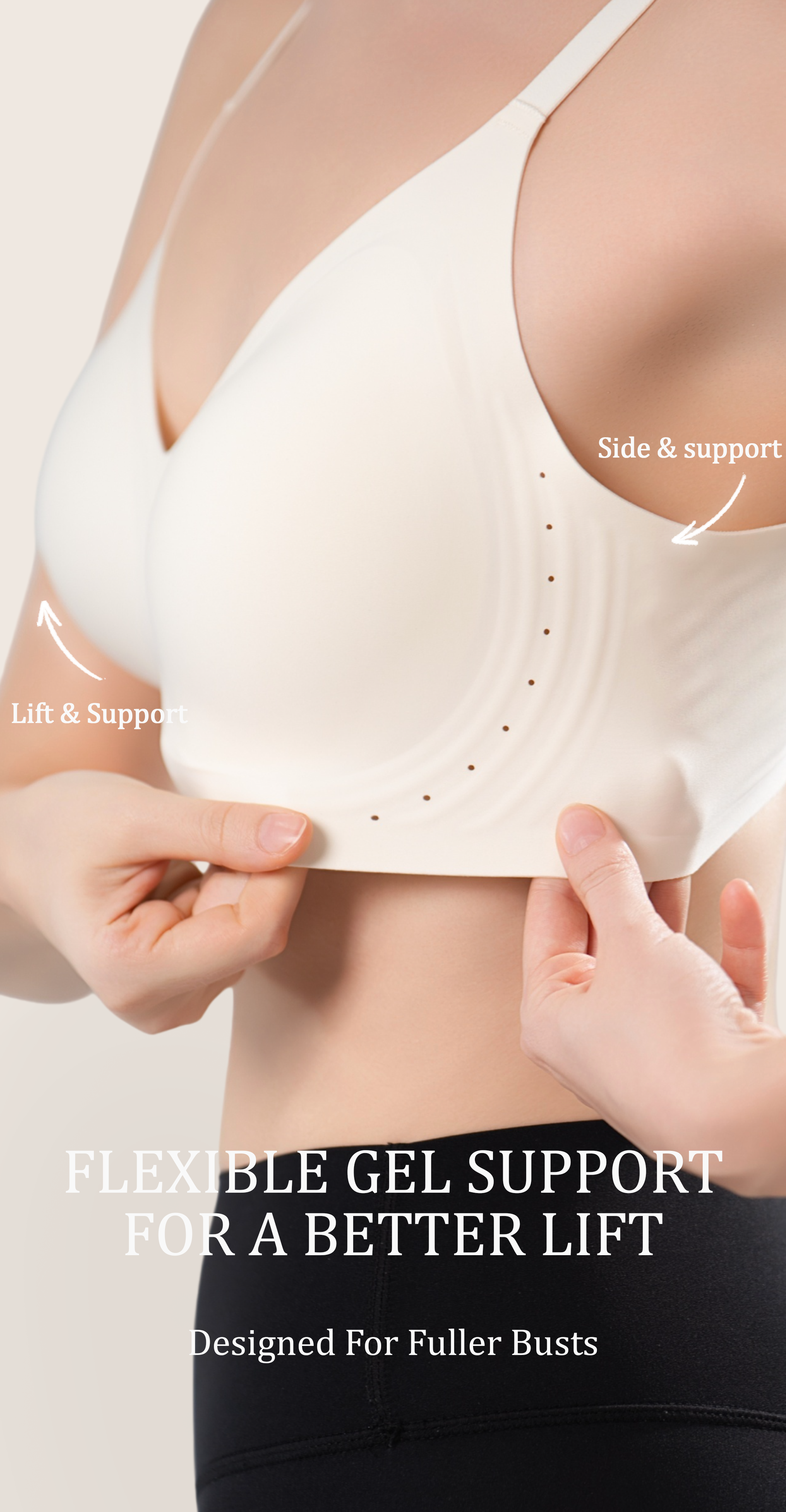 Seamless Full Coverage Convertible Bra