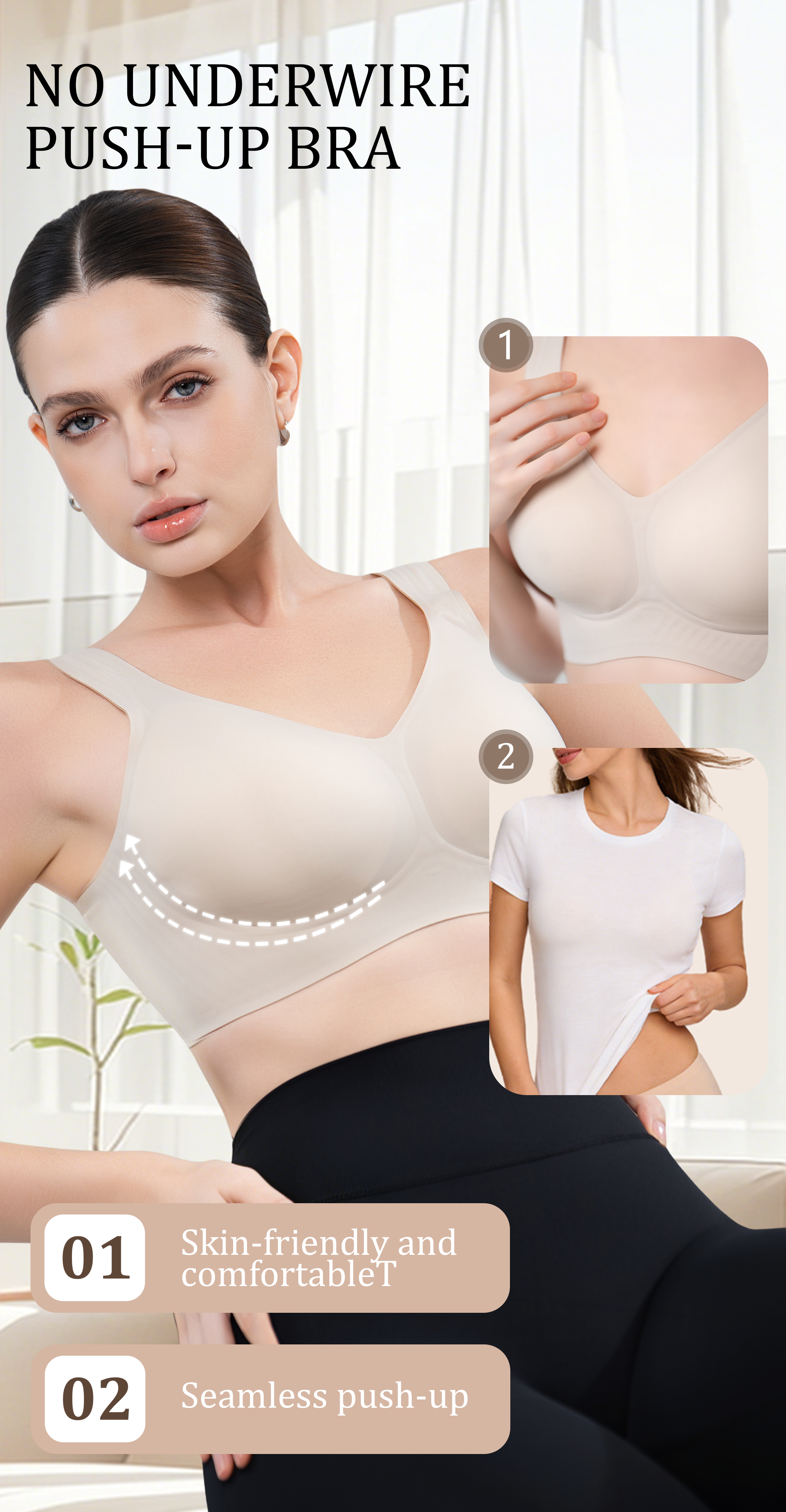Jelly Bra Plus Size Supportive Seamless Bras