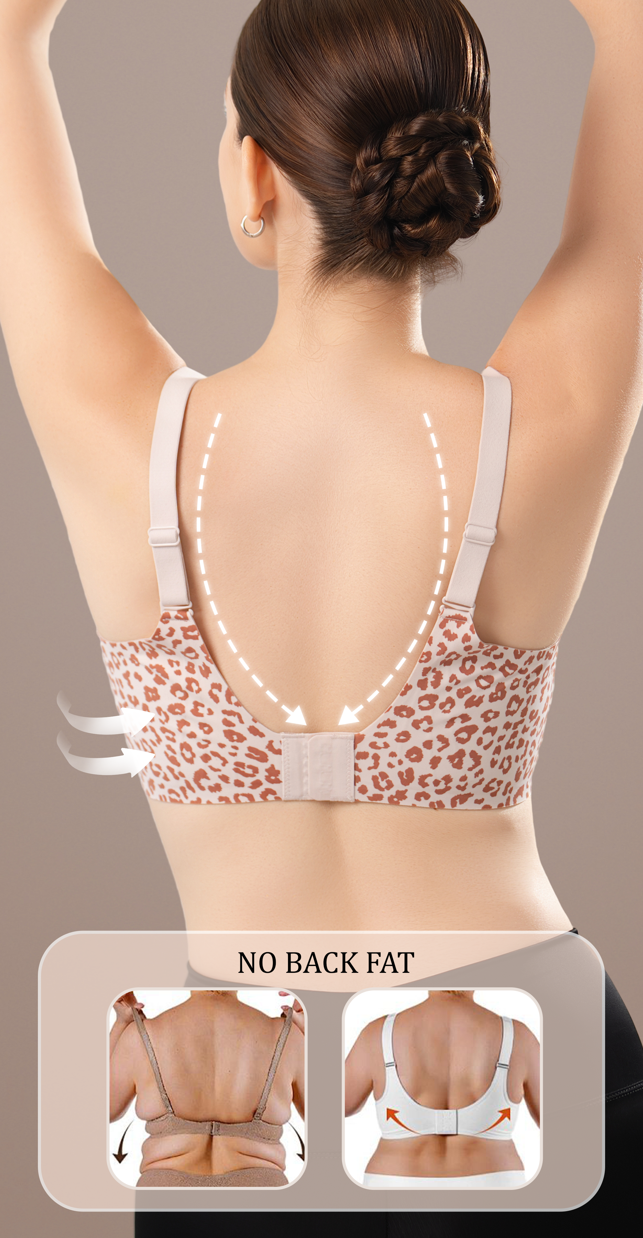 Deep V Jelly Bra No Underwire