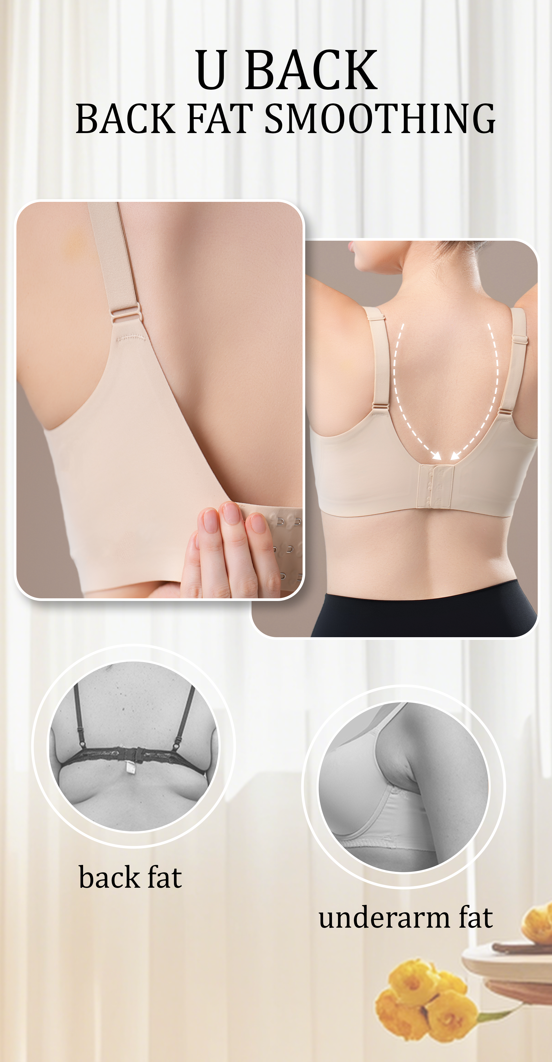 Deep V Jelly Bra No Underwire