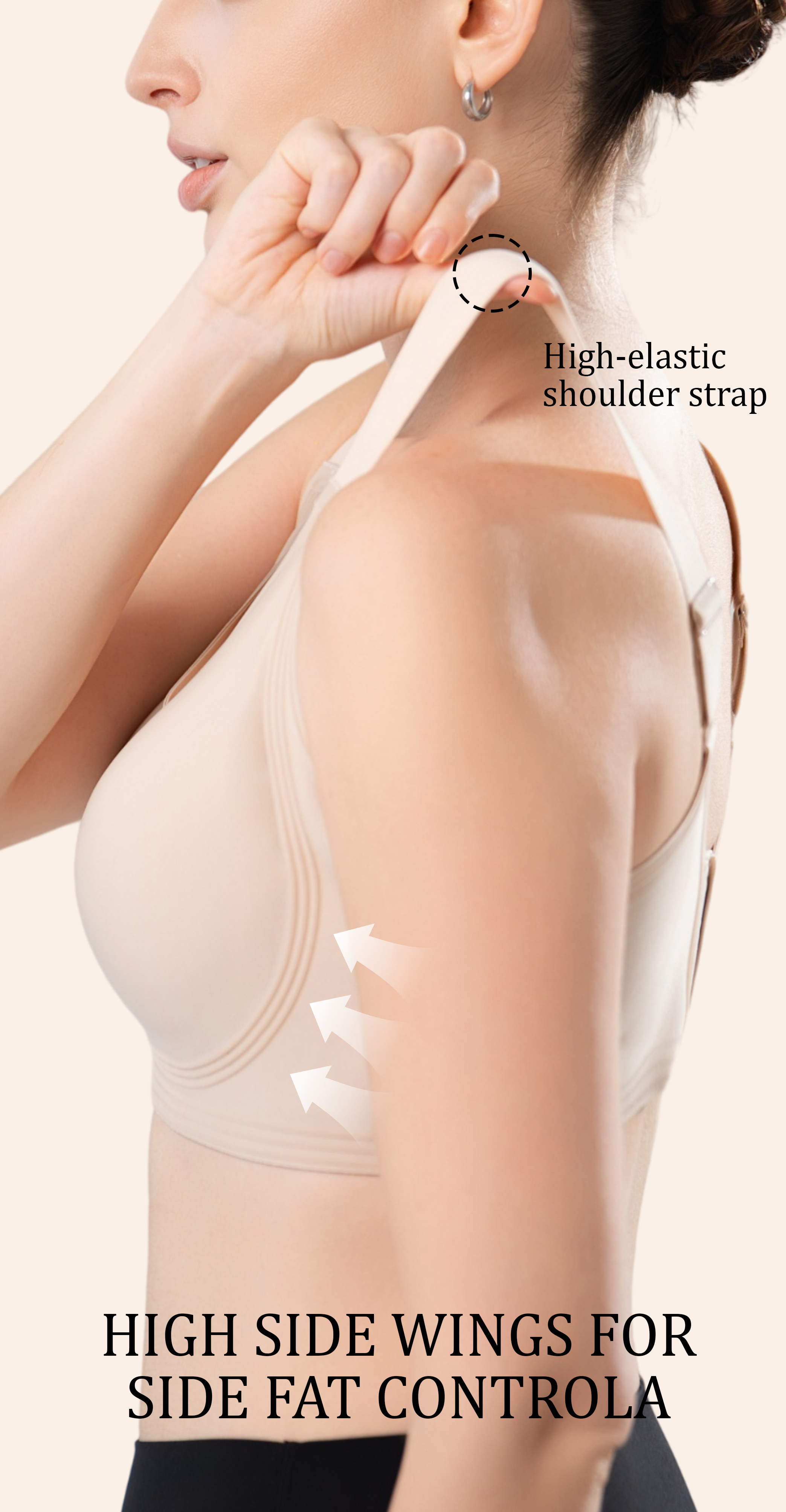 Full Coverage Push Up Jelly Bra