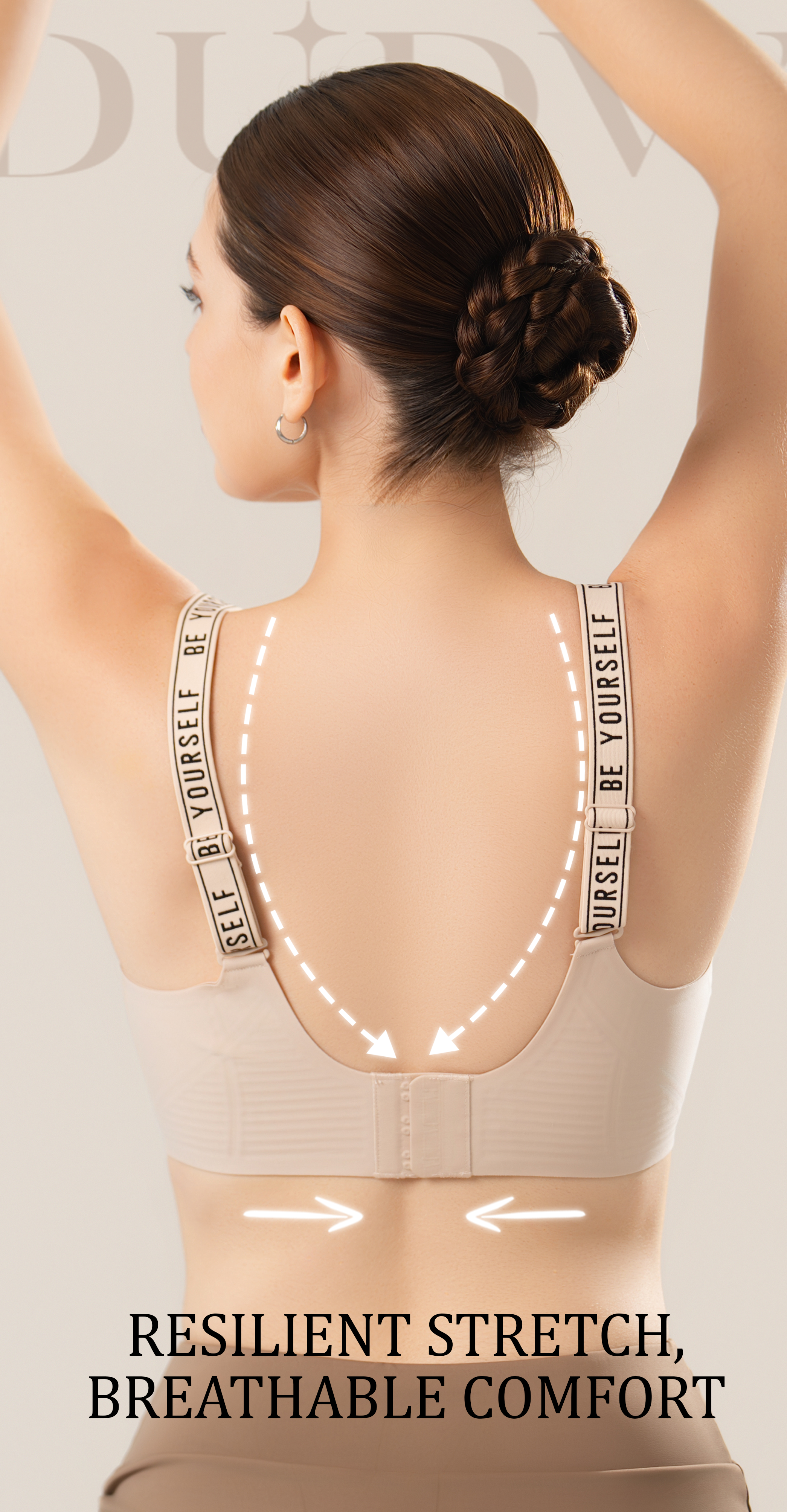 Scalloped Seamless Full Coverage Convertible Bra