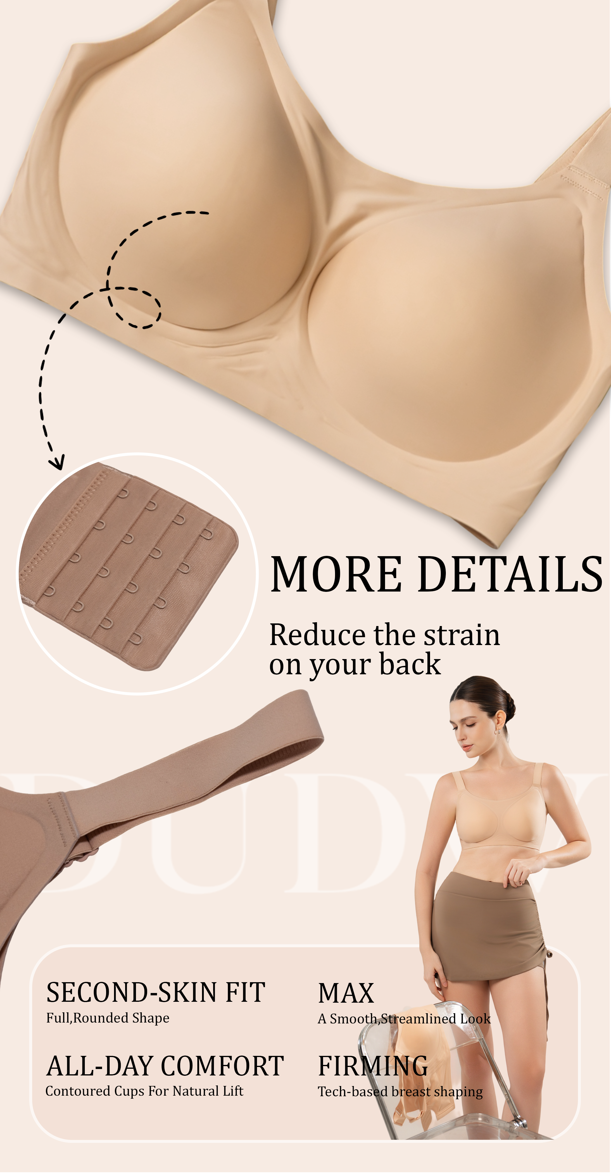 PreviousNext Seamless Everyday Jelly Bra