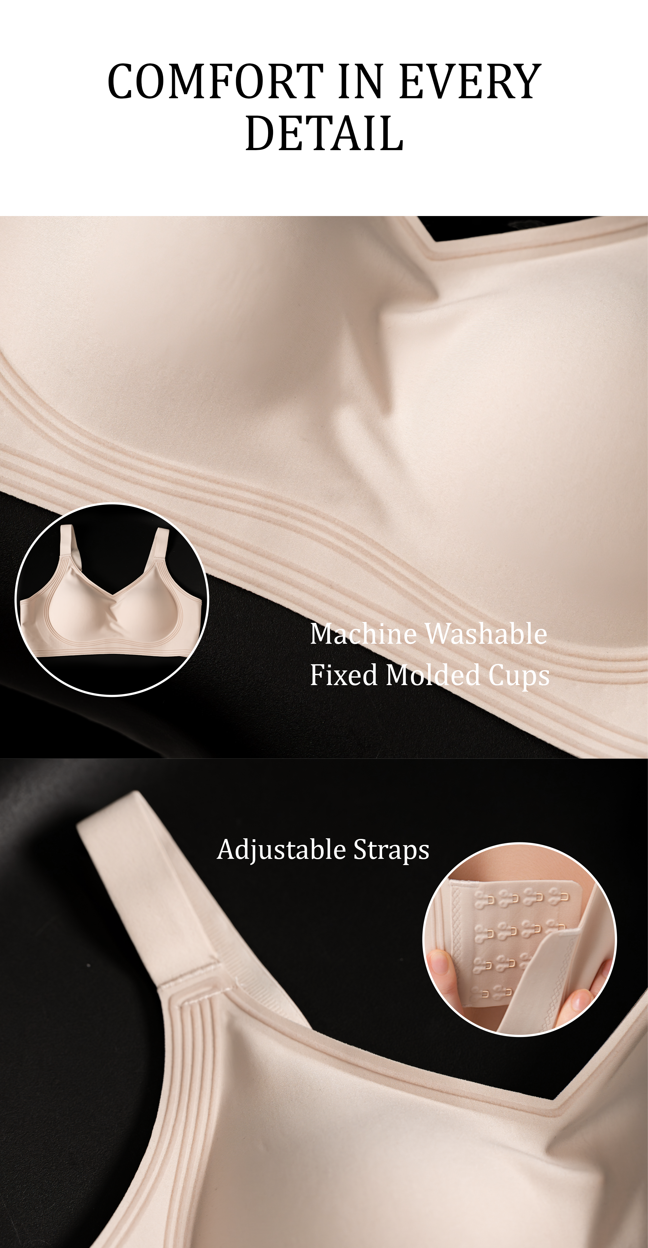 Full Coverage Push Up Jelly Bra