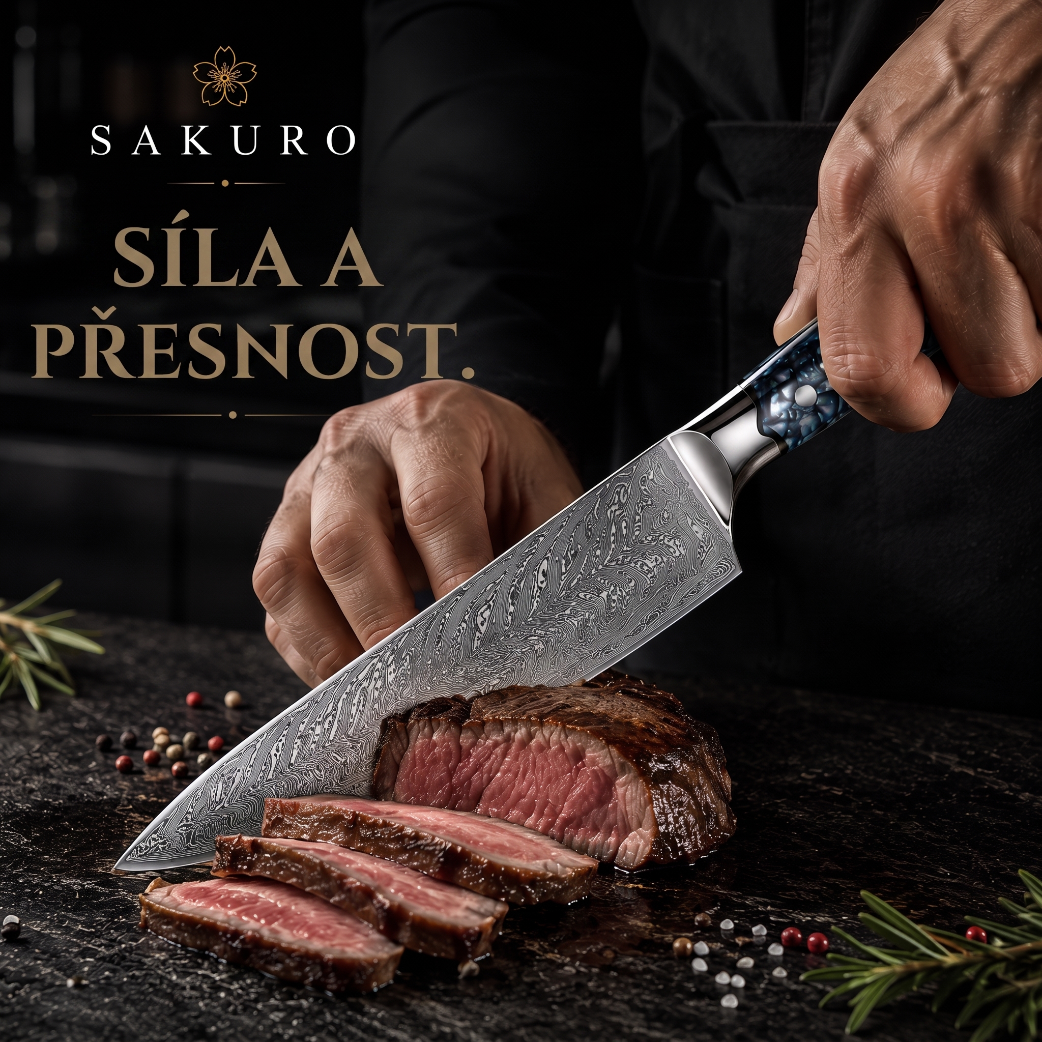 SAKURO AURORA™ – 67VRSTVOVÁ SADA DAMAŠKOVÝCH NOŽŮ