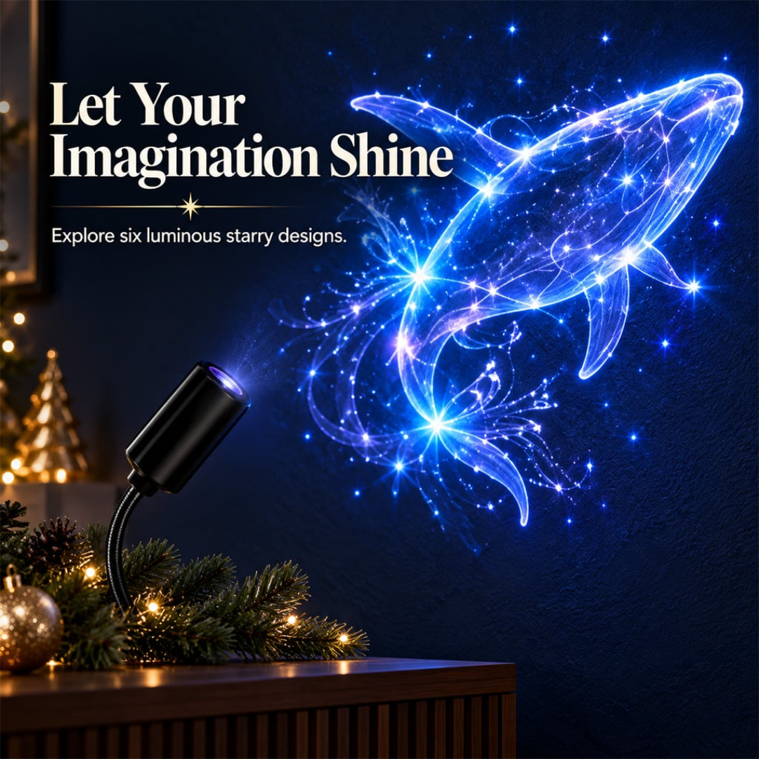 🔥Last Day 50% OFF🎄Plug-&-Play HD Christmas Projector - 6 or 10 Festive Scenes