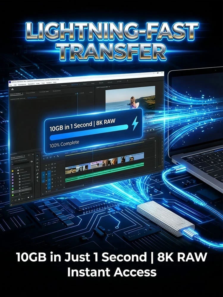 🏆Flash Sale⚡ 50K+ SOLD! Almost Gone-🔥16TB Large-Capacity Type-C Portable Mini SSD (Buy 2 Free Shipping)