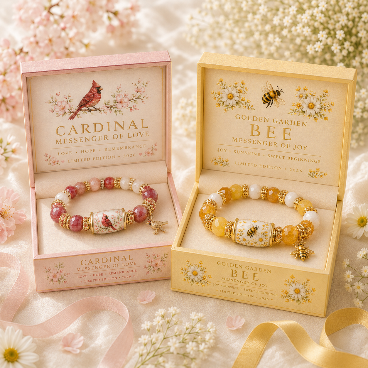 ❤️ Love, Remembrance & Cardinal Blessings 🕊️ | 2026 Limited Edition Bracelet
