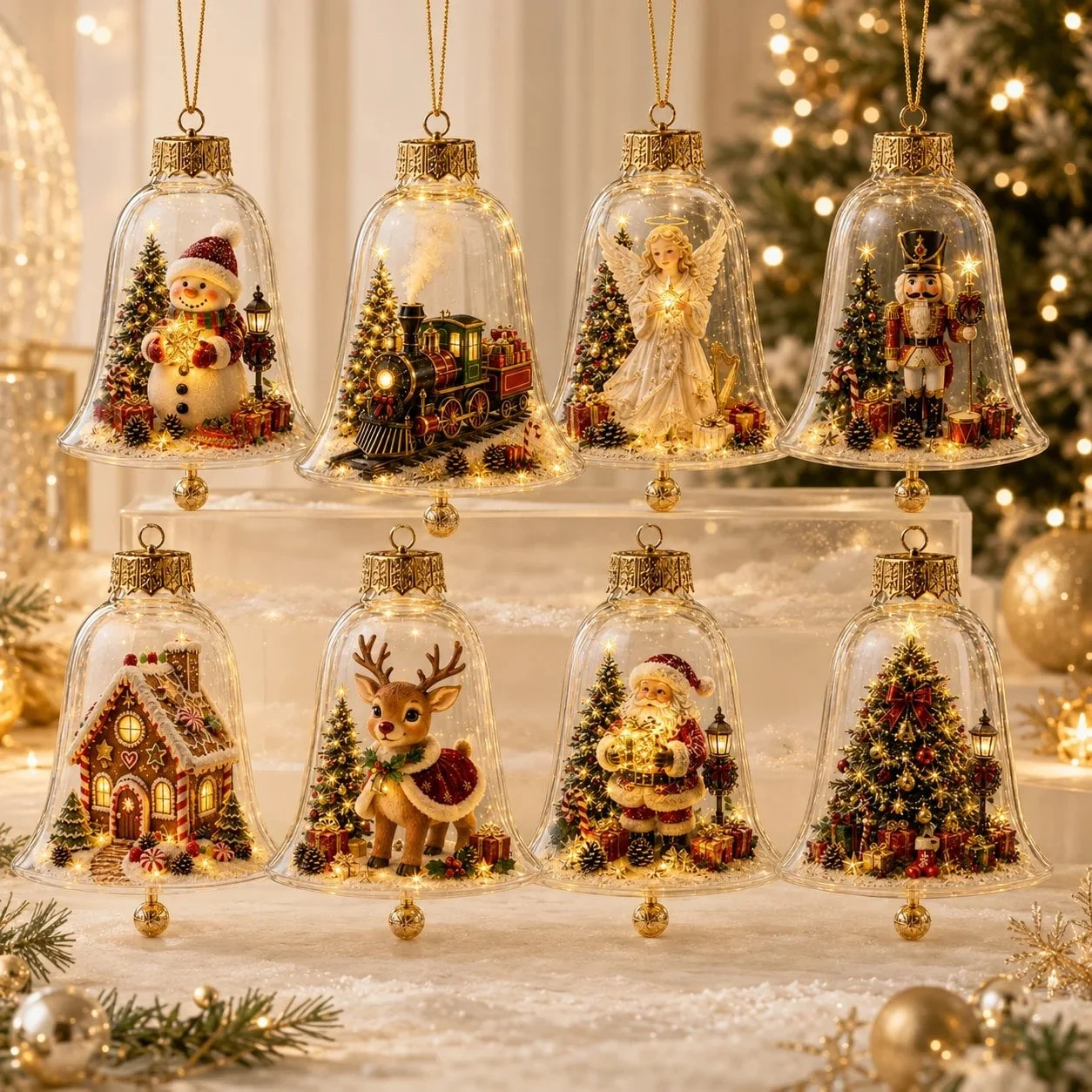 🔥Limited time 69% OFF -✨🎄 Glowing Christmas Story Ornament – Light-Up Mini Holiday Scene