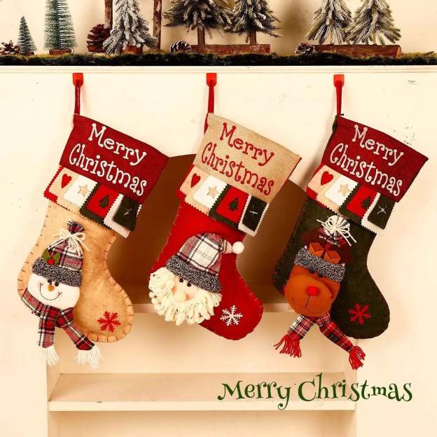 🔥 Last Day 52% OFF 🎅Personalized Christmas Stocking with 3D Character – 3 Designs