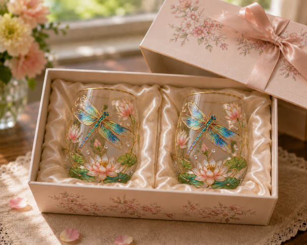 🌸🌿 Limited Edition 2026 Garden Morning Bliss Glass Tea Cup☀️☕