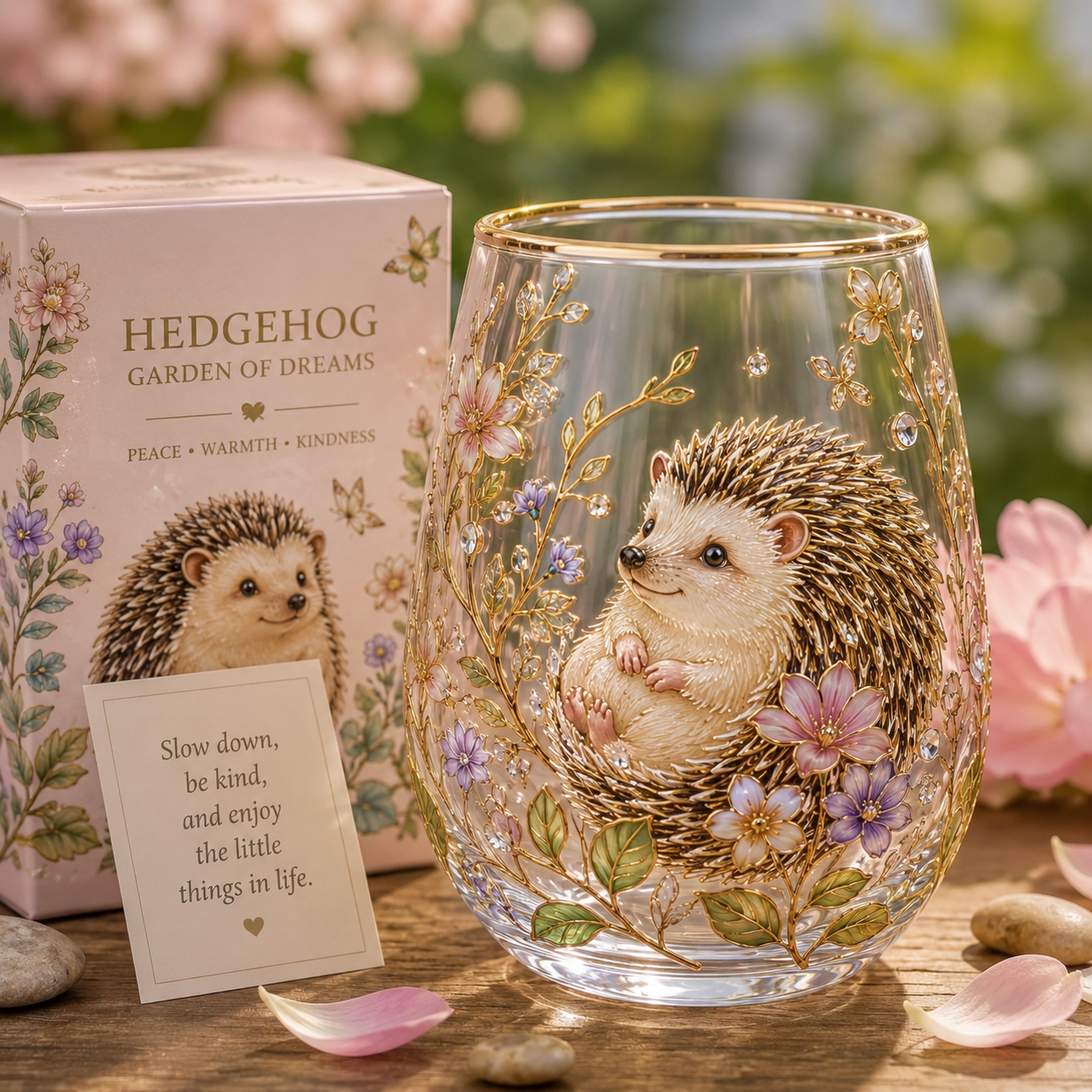 🌸🌿 Limited Edition 2026 Garden Morning Bliss Glass Tea Cup☀️☕