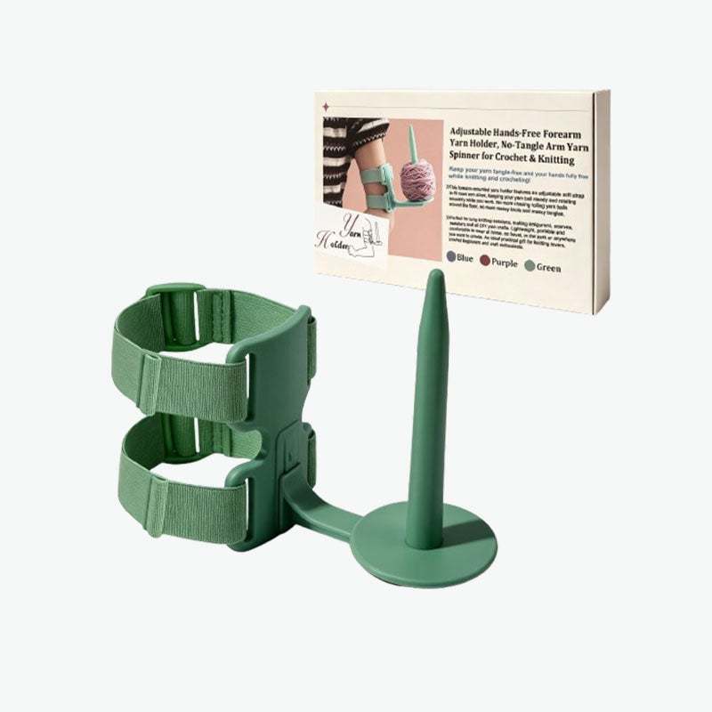 🧶 Portable Arm Yarn Holder for Knitting & Crochet